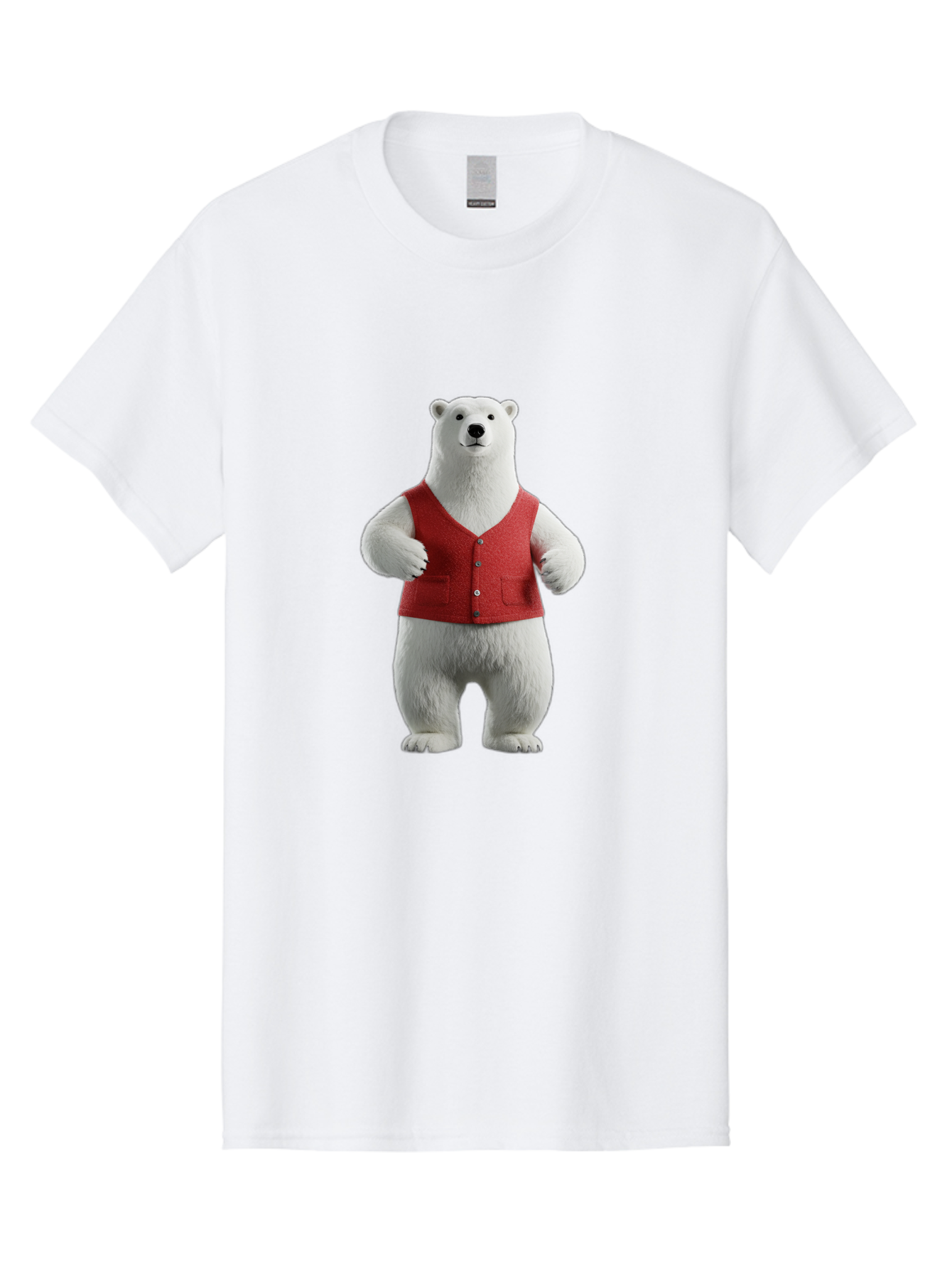 Polar-Bear-7 Men'S Graphic Tee, 100% Cotton, Comfortable Casual Summer Wear, Machine Washable, Vintage Camera, Old Camera, Antique Camera, Black Camera, Classic Photography, Photography Equipment, Nostalgic Device, Film Camera, Camera Art Baf379