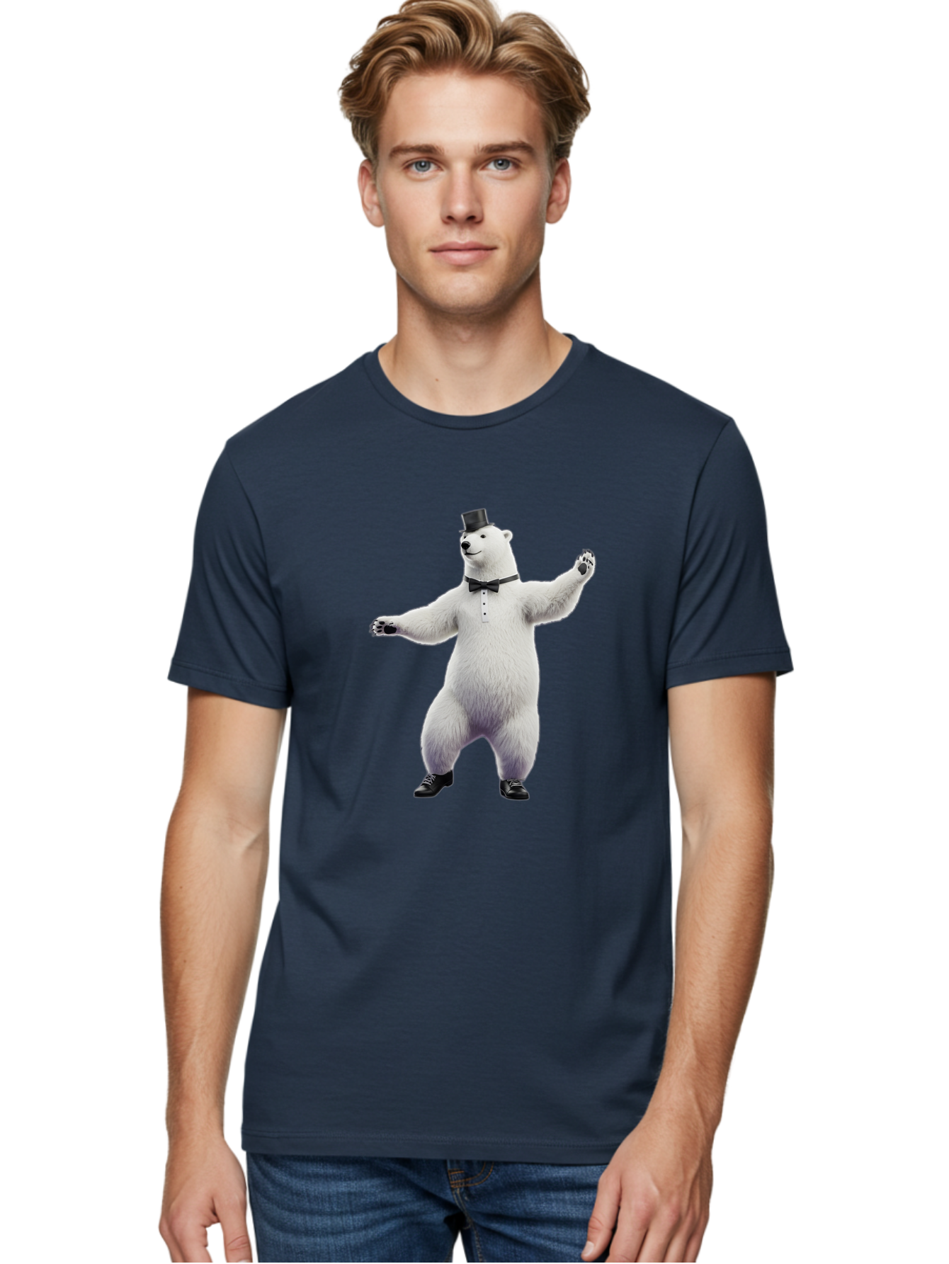 Polar-Bear-9 Men'S Graphic Tee, 100% Cotton, Comfortable Casual Summer Wear, Machine Washable, Vintage Camera, Old Camera, Antique Camera, Black Camera, Classic Photography, Photography Equipment, Nostalgic Device, Film Camera, Camera Art Baf381