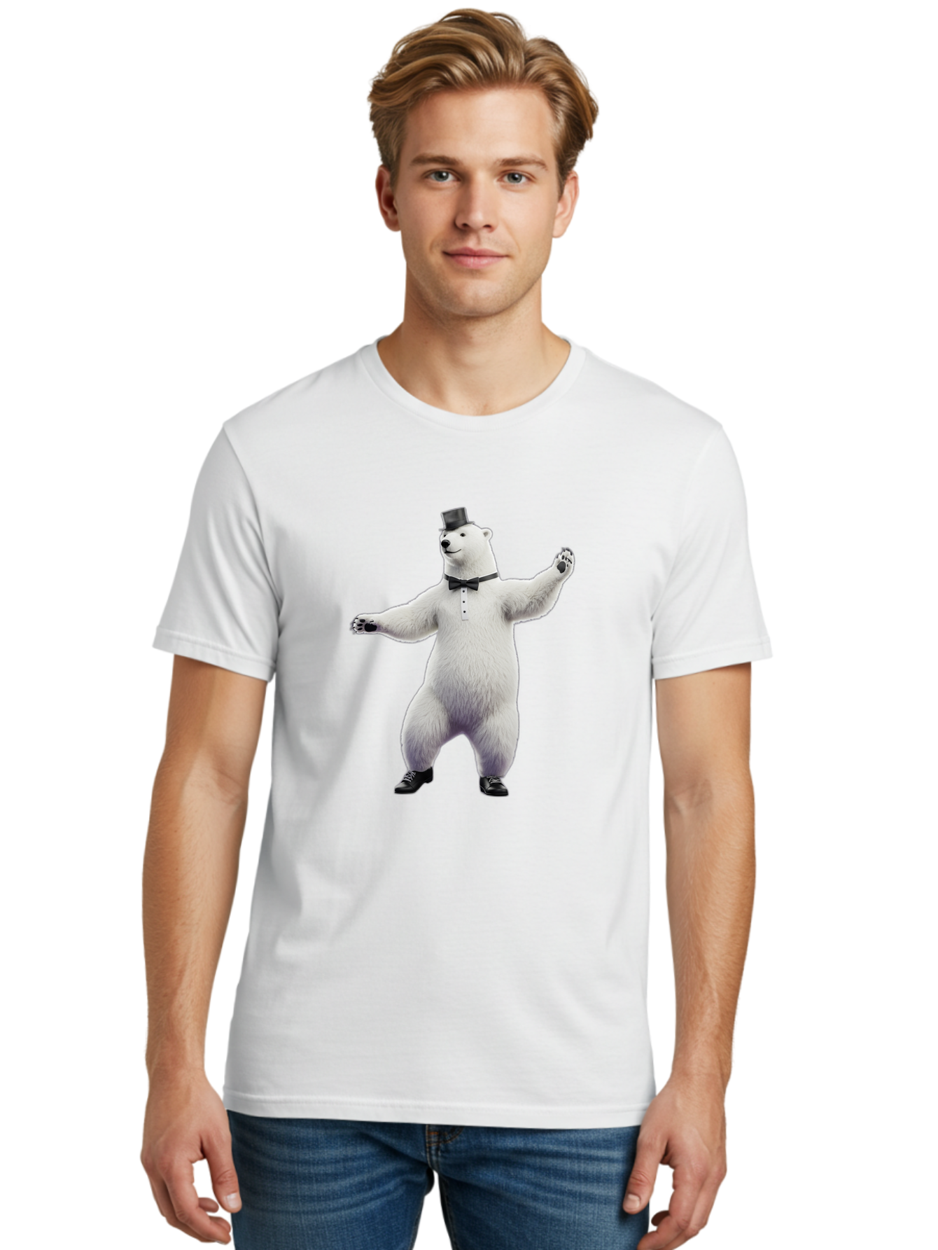 Polar-Bear-9 Men'S Graphic Tee, 100% Cotton, Comfortable Casual Summer Wear, Machine Washable, Vintage Camera, Old Camera, Antique Camera, Black Camera, Classic Photography, Photography Equipment, Nostalgic Device, Film Camera, Camera Art Baf381