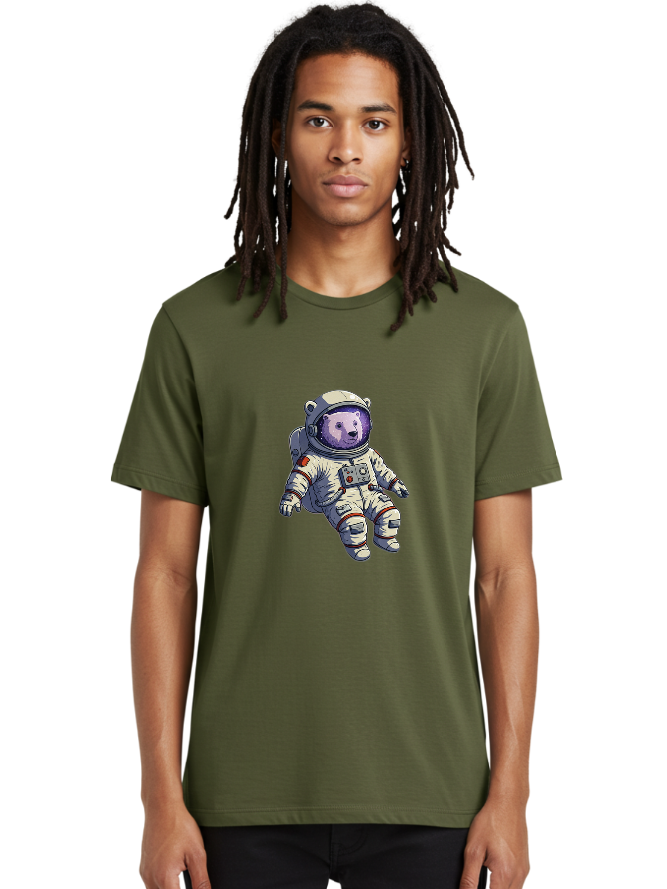 Polar-Bear-Astronaut-1 Men'S Graphic Tee, 100% Cotton, Comfortable Casual Summer Wear, Machine Washable, Vintage Camera, Old Camera, Antique Camera, Black Camera, Classic Photography, Photography Equipment, Nostalgic Device, Film Camera, Baf382