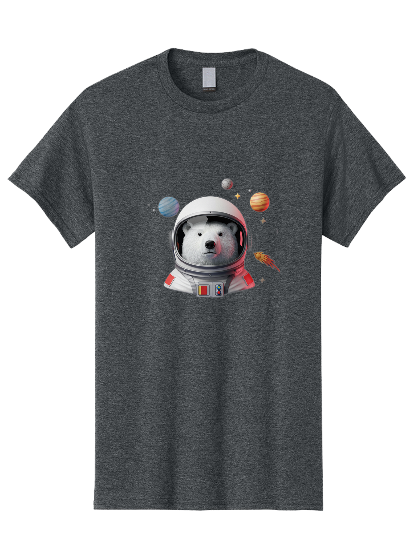 Polar-Bear-Astronaut-4 Men'S Graphic Tee, 100% Cotton, Comfortable Casual Summer Wear, Machine Washable, Vintage Camera, Old Camera, Antique Camera, Black Camera, Classic Photography, Photography Equipment, Nostalgic Device, Film Camera, Baf385