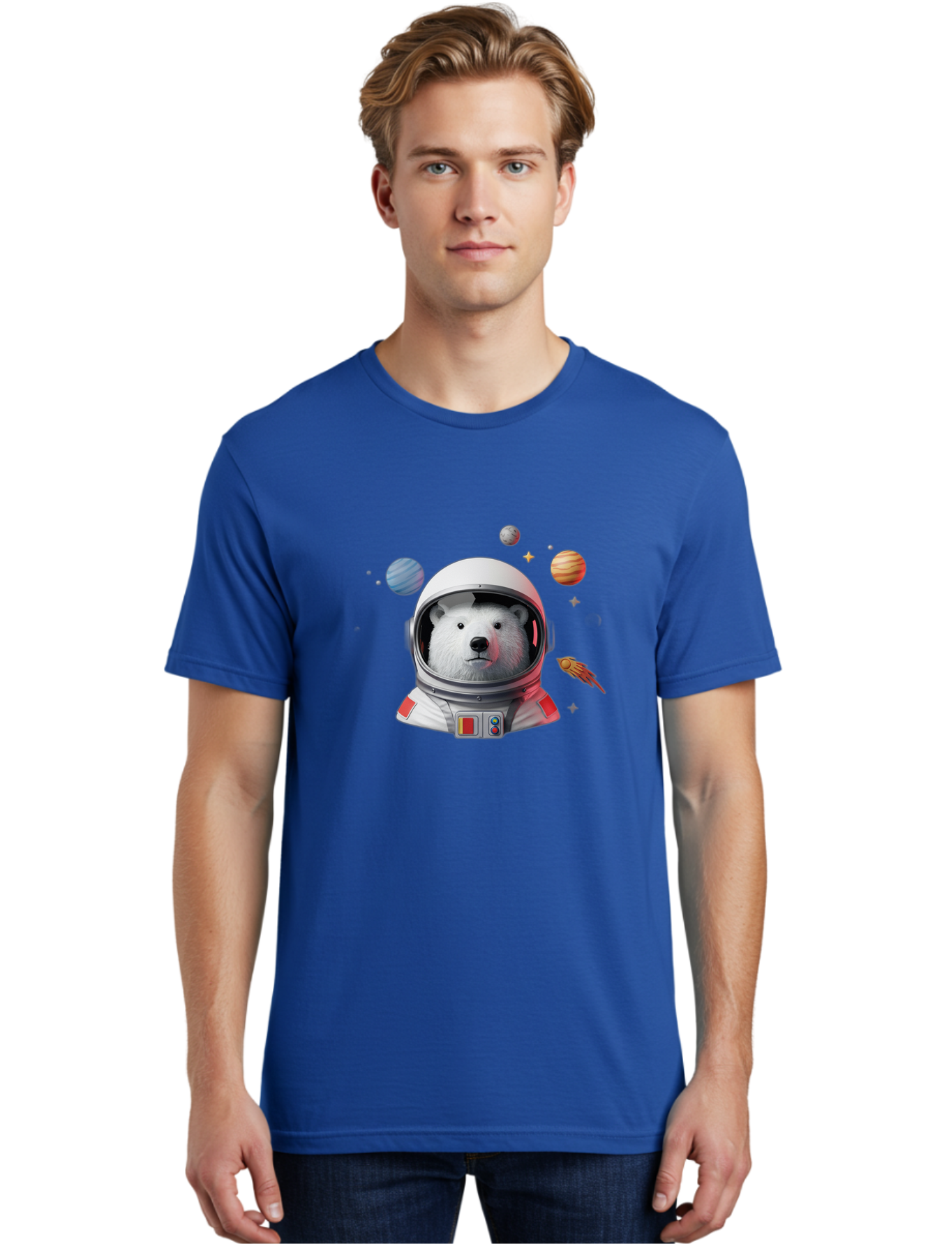 Polar-Bear-Astronaut-4 Men'S Graphic Tee, 100% Cotton, Comfortable Casual Summer Wear, Machine Washable, Vintage Camera, Old Camera, Antique Camera, Black Camera, Classic Photography, Photography Equipment, Nostalgic Device, Film Camera, Baf385