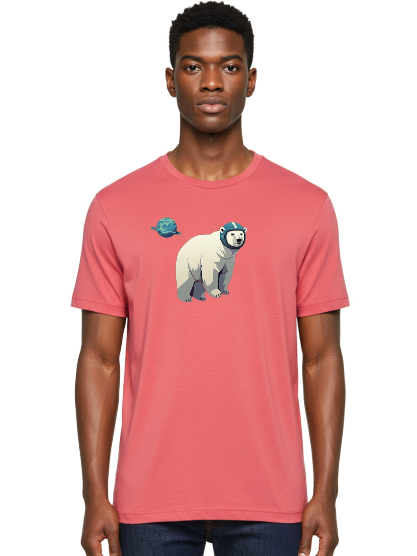 Polar-Bear-Astronaut-7 Men'S Graphic Tee, 100% Cotton, Comfortable Casual Summer Wear, Machine Washable, Vintage Camera, Old Camera, Antique Camera, Black Camera, Classic Photography, Photography Equipment, Nostalgic Device, Film Camera, Baf388