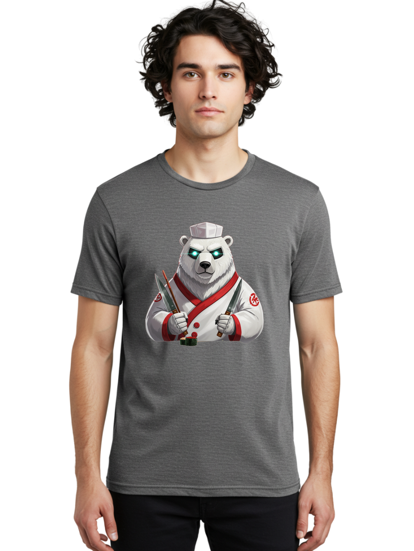 Polar-Bear-Chef-2 Men'S Graphic Tee, 100% Cotton, Comfortable Casual Summer Wear, Machine Washable, Vintage Camera, Old Camera, Antique Camera, Black Camera, Classic Photography, Photography Equipment, Nostalgic Device, Film Camera, Camera Art Baf393