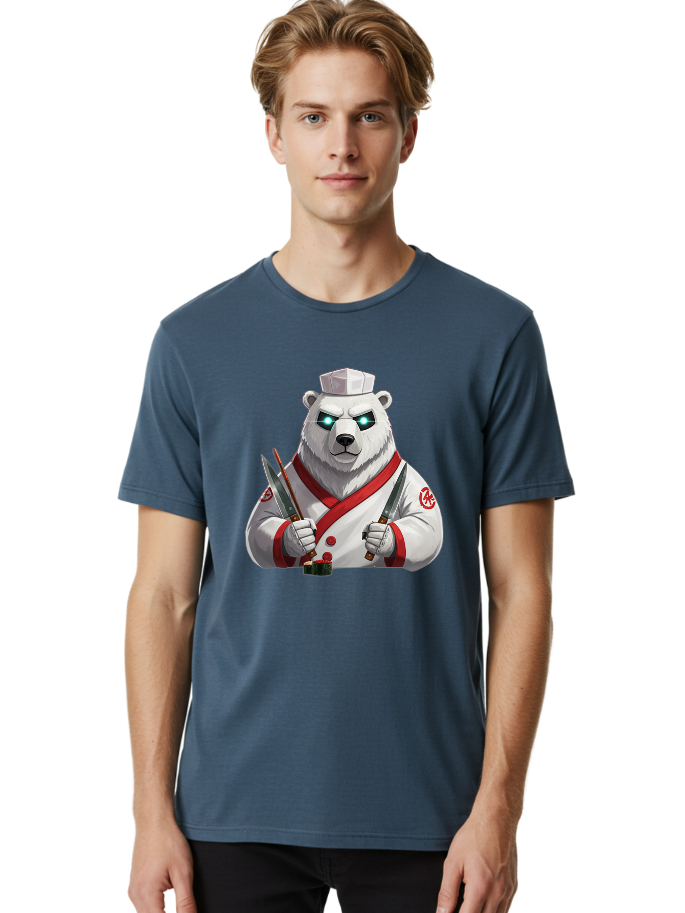 Polar-Bear-Chef-2 Men'S Graphic Tee, 100% Cotton, Comfortable Casual Summer Wear, Machine Washable, Vintage Camera, Old Camera, Antique Camera, Black Camera, Classic Photography, Photography Equipment, Nostalgic Device, Film Camera, Camera Art Baf393