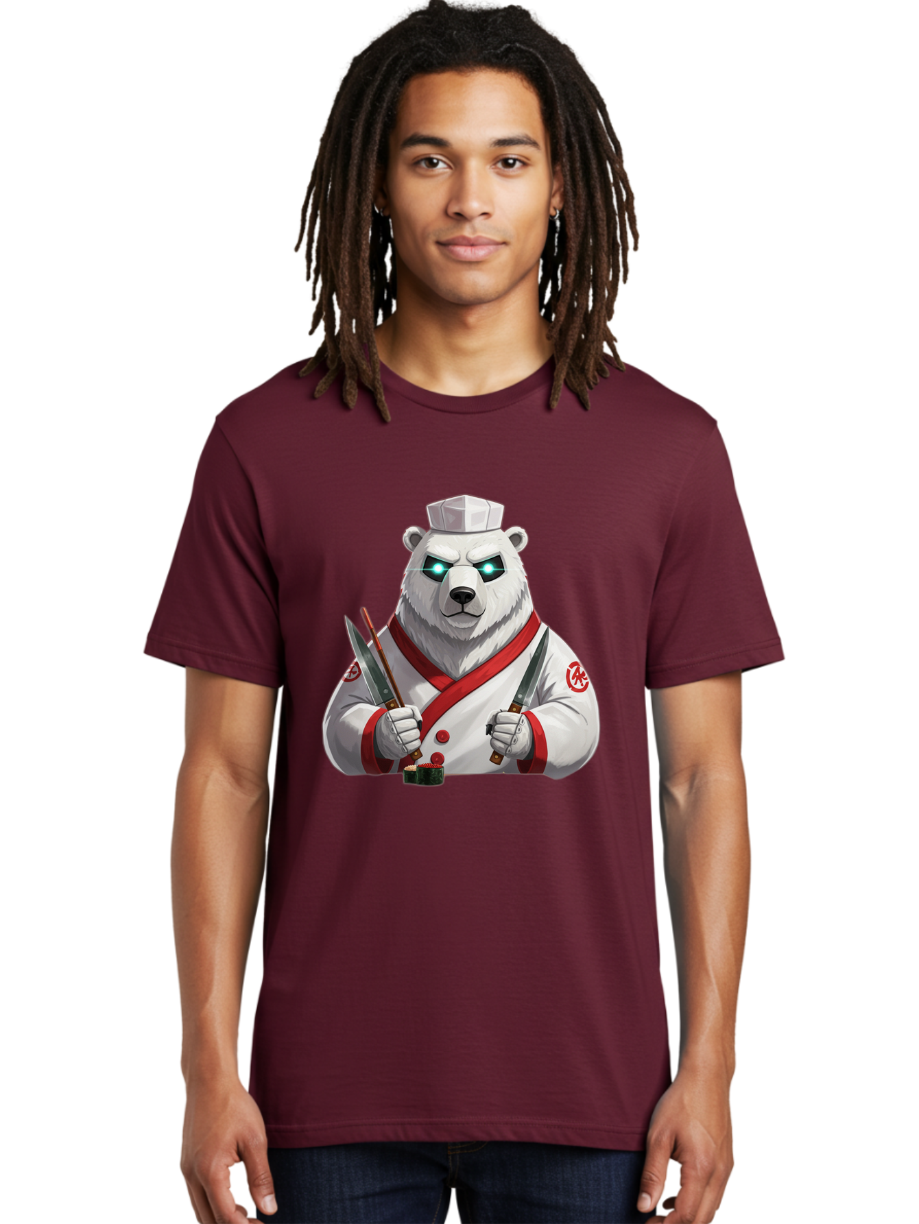 Polar-Bear-Chef-2 Men'S Graphic Tee, 100% Cotton, Comfortable Casual Summer Wear, Machine Washable, Vintage Camera, Old Camera, Antique Camera, Black Camera, Classic Photography, Photography Equipment, Nostalgic Device, Film Camera, Camera Art Baf393