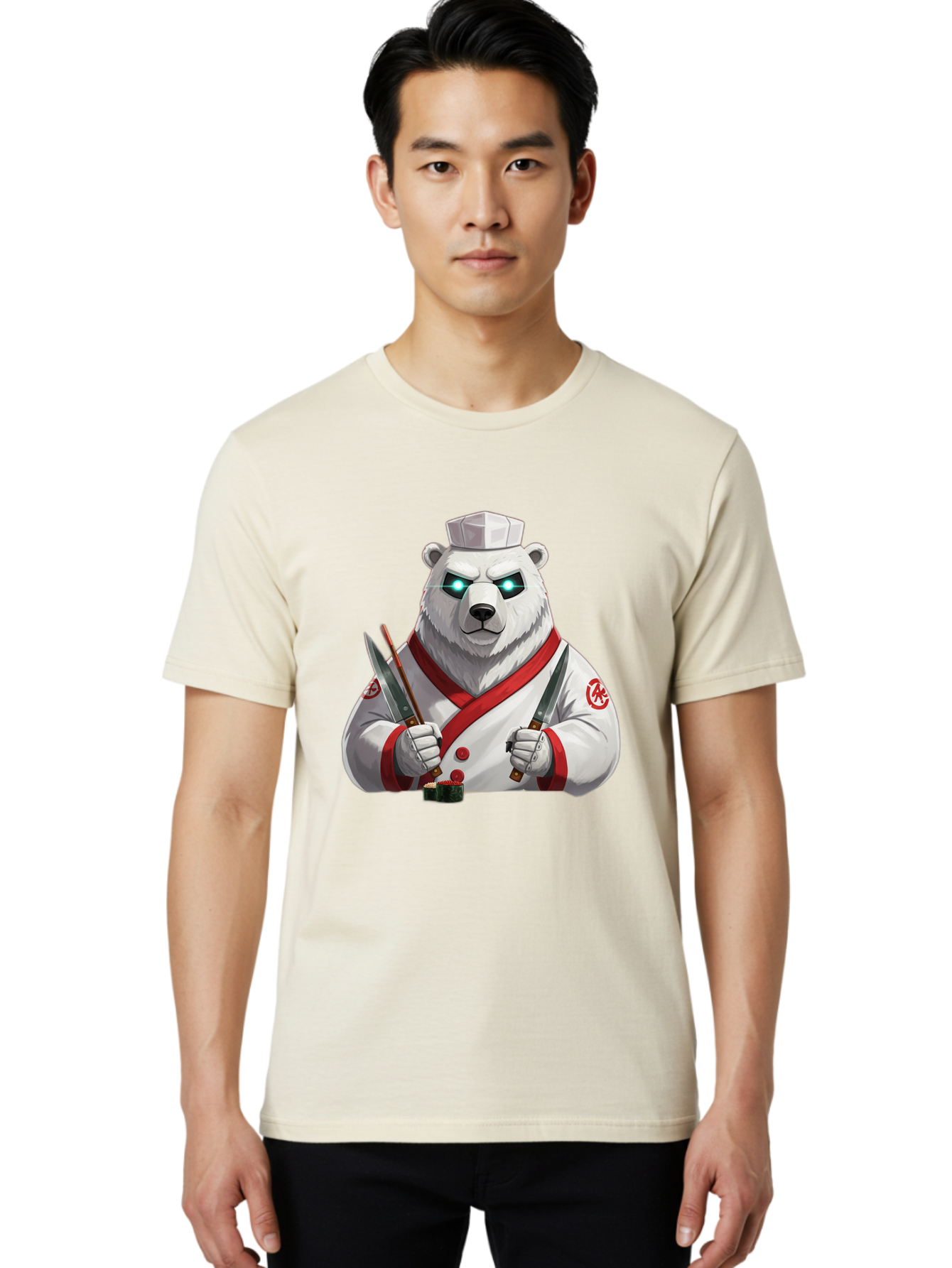 Polar-Bear-Chef-2 Men'S Graphic Tee, 100% Cotton, Comfortable Casual Summer Wear, Machine Washable, Vintage Camera, Old Camera, Antique Camera, Black Camera, Classic Photography, Photography Equipment, Nostalgic Device, Film Camera, Camera Art Baf393