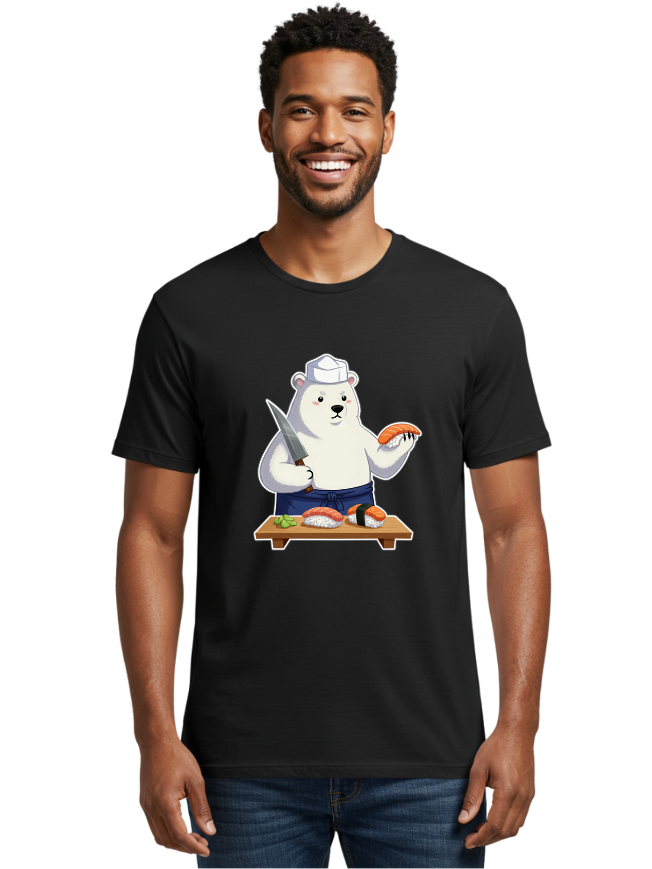Polar-Bear-Chef-3 Men'S Graphic Tee, 100% Cotton, Comfortable Casual Summer Wear, Machine Washable, Vintage Camera, Old Camera, Antique Camera, Black Camera, Classic Photography, Photography Equipment, Nostalgic Device, Film Camera, Camera Art Baf394