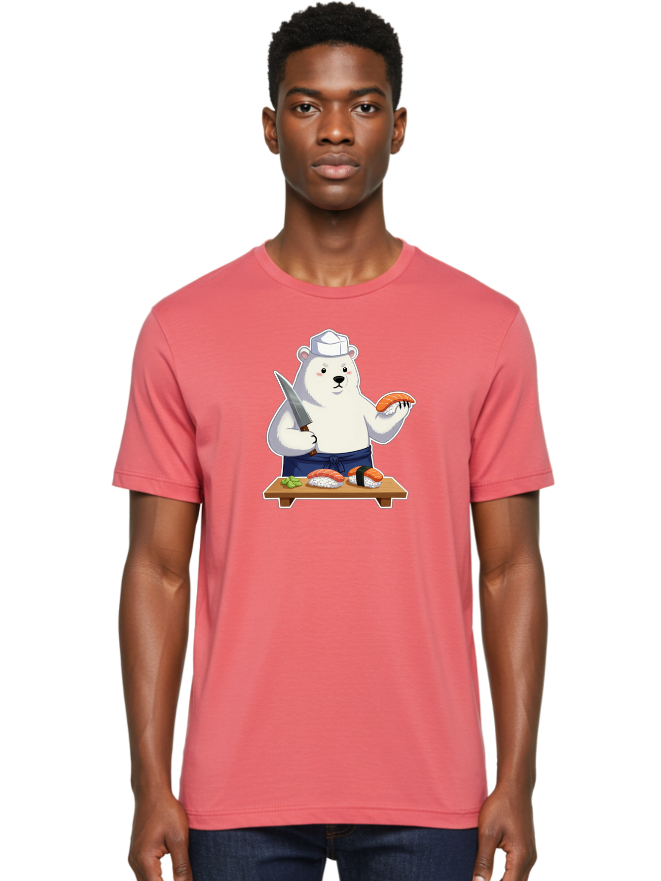 Polar-Bear-Chef-3 Men'S Graphic Tee, 100% Cotton, Comfortable Casual Summer Wear, Machine Washable, Vintage Camera, Old Camera, Antique Camera, Black Camera, Classic Photography, Photography Equipment, Nostalgic Device, Film Camera, Camera Art Baf394
