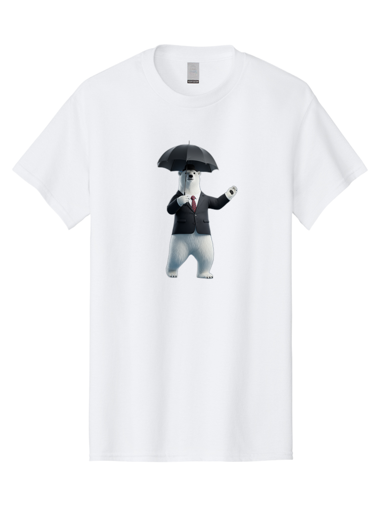 Polar-Bear-In-Suit Men'S Graphic Tee, 100% Cotton, Comfortable Casual Summer Wear, Machine Washable, Vintage Camera, Old Camera, Antique Camera, Black Camera, Classic Photography, Photography Equipment, Nostalgic Device, Film Camera, Baf402