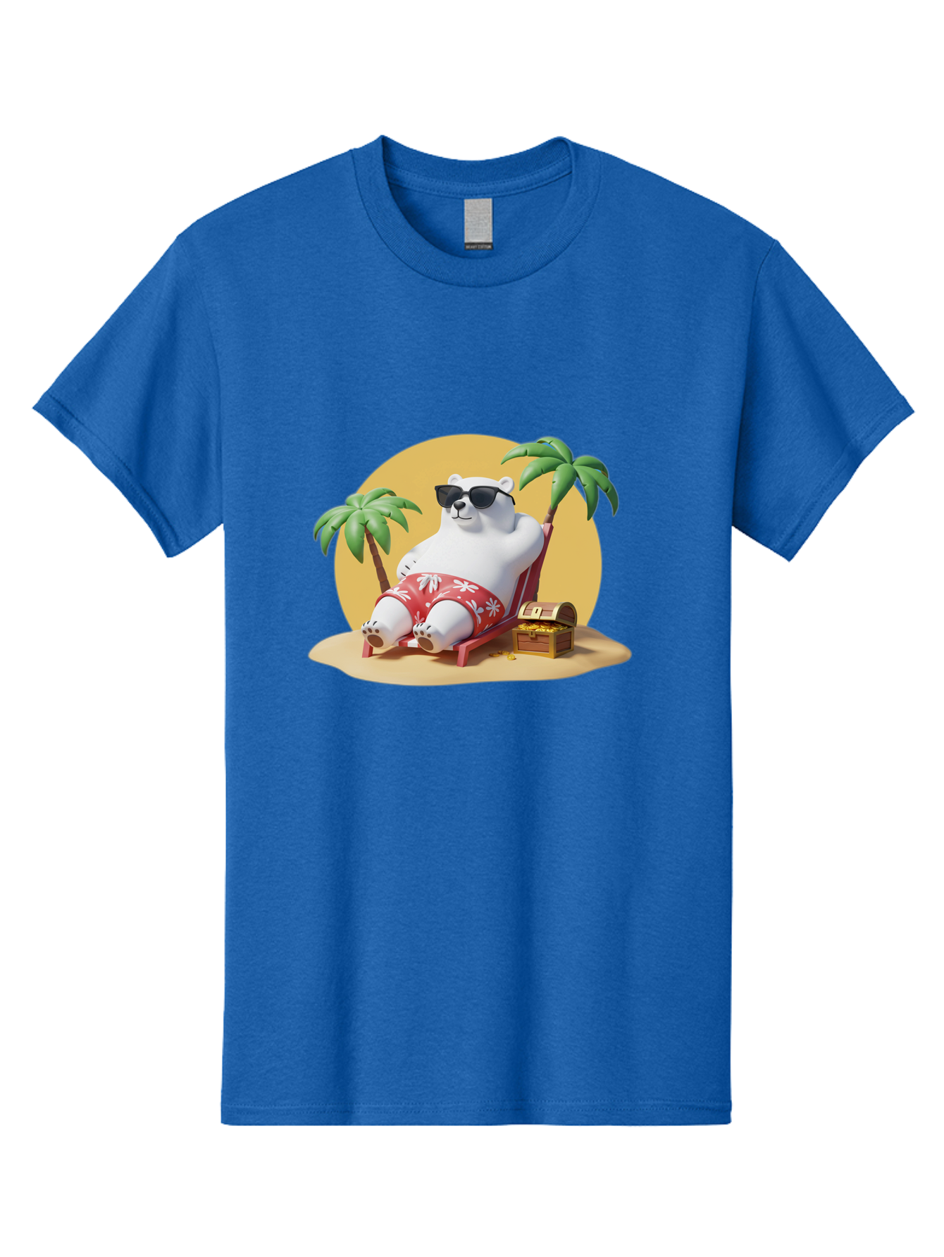 Polar-Bear-On-Beach Men'S Graphic Tee, 100% Cotton, Comfortable Casual Summer Wear, Machine Washable, Vintage Camera, Old Camera, Antique Camera, Black Camera, Classic Photography, Photography Equipment, Nostalgic Device, Film Camera, Baf405