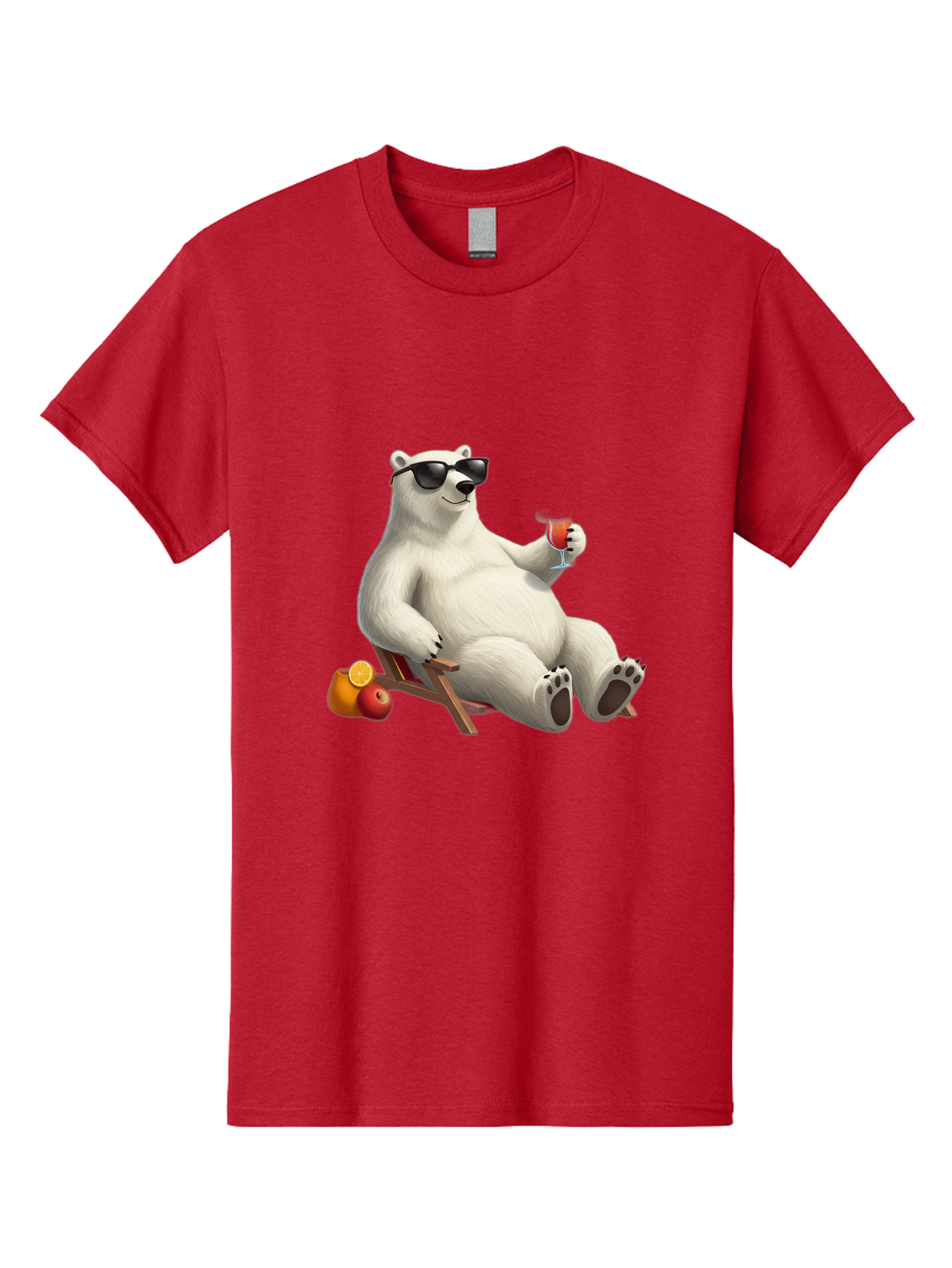 Polar-Bear-Relaxing Men'S Graphic Tee, 100% Cotton, Comfortable Casual Summer Wear, Machine Washable, Vintage Camera, Old Camera, Antique Camera, Black Camera, Classic Photography, Photography Equipment, Nostalgic Device, Film Camera, Baf409