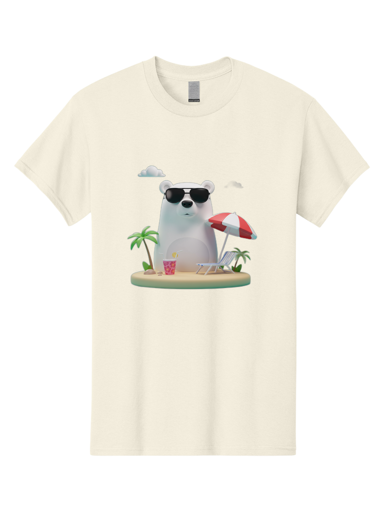 Polar-Bear-Sunglasses-2 Men'S Graphic Tee, 100% Cotton, Comfortable Casual Summer Wear, Machine Washable, Vintage Camera, Old Camera, Antique Camera, Black Camera, Classic Photography, Photography Equipment, Nostalgic Device, Film Camera, Baf414