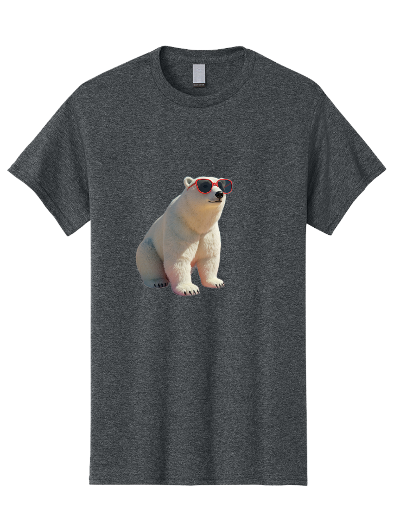 Polar-Bear-Sunglasses-3 Men'S Graphic Tee, 100% Cotton, Comfortable Casual Summer Wear, Machine Washable, Vintage Camera, Old Camera, Antique Camera, Black Camera, Classic Photography, Photography Equipment, Nostalgic Device, Film Camera, Baf415