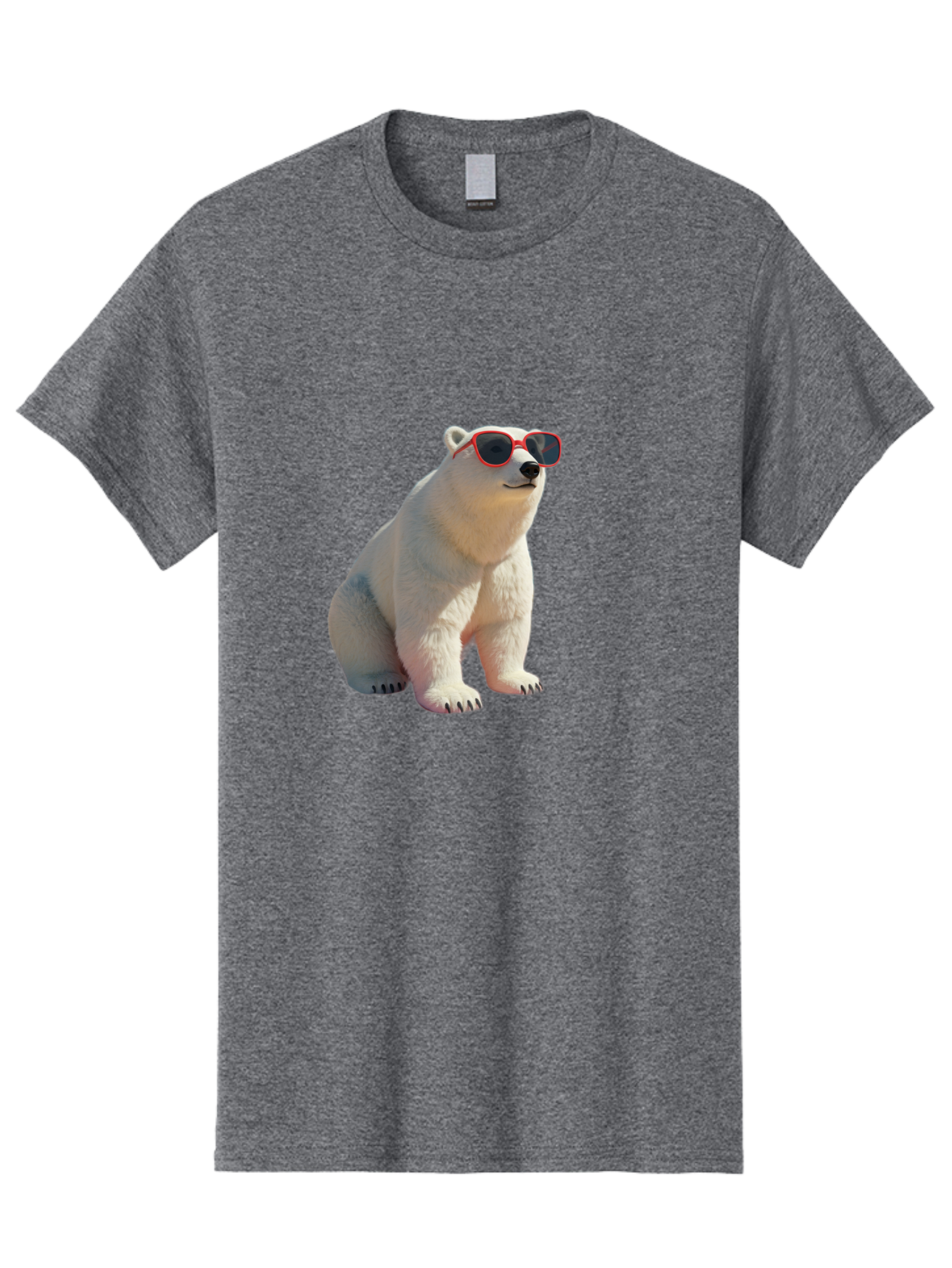 Polar-Bear-Sunglasses-3 Men'S Graphic Tee, 100% Cotton, Comfortable Casual Summer Wear, Machine Washable, Vintage Camera, Old Camera, Antique Camera, Black Camera, Classic Photography, Photography Equipment, Nostalgic Device, Film Camera, Baf415