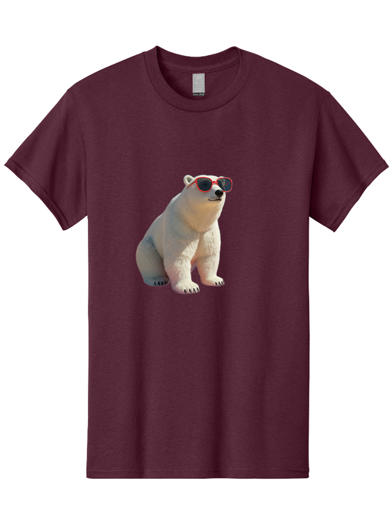 Polar-Bear-Sunglasses-3 Men'S Graphic Tee, 100% Cotton, Comfortable Casual Summer Wear, Machine Washable, Vintage Camera, Old Camera, Antique Camera, Black Camera, Classic Photography, Photography Equipment, Nostalgic Device, Film Camera, Baf415