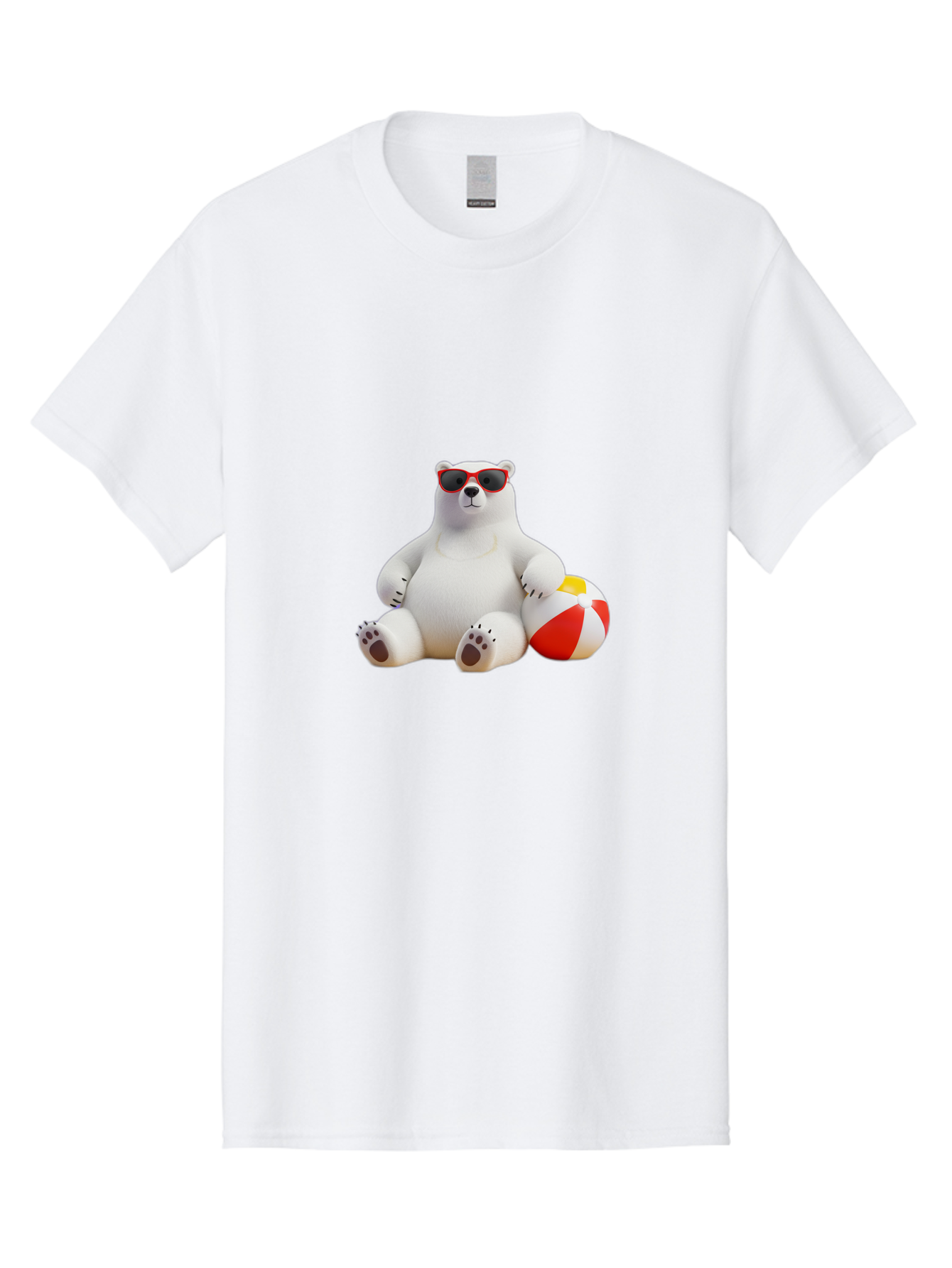 Polar-Bear-Sunglasses-4 Men'S Graphic Tee, 100% Cotton, Comfortable Casual Summer Wear, Machine Washable, Vintage Camera, Old Camera, Antique Camera, Black Camera, Classic Photography, Photography Equipment, Nostalgic Device, Film Camera, Baf416