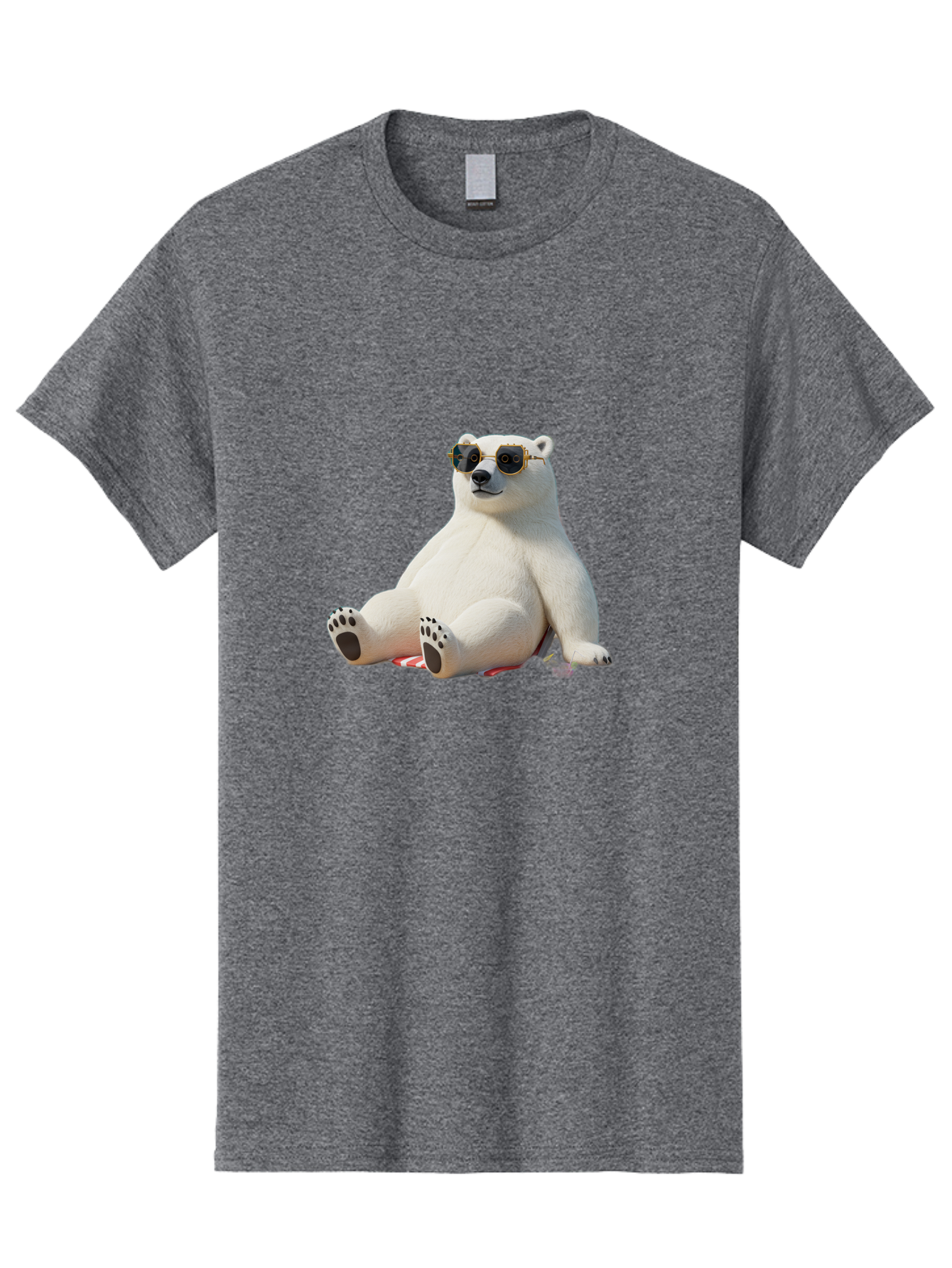 Polar-Bear-Sunglasses-5 Men'S Graphic Tee, 100% Cotton, Comfortable Casual Summer Wear, Machine Washable, Vintage Camera, Old Camera, Antique Camera, Black Camera, Classic Photography, Photography Equipment, Nostalgic Device, Film Camera, Baf417