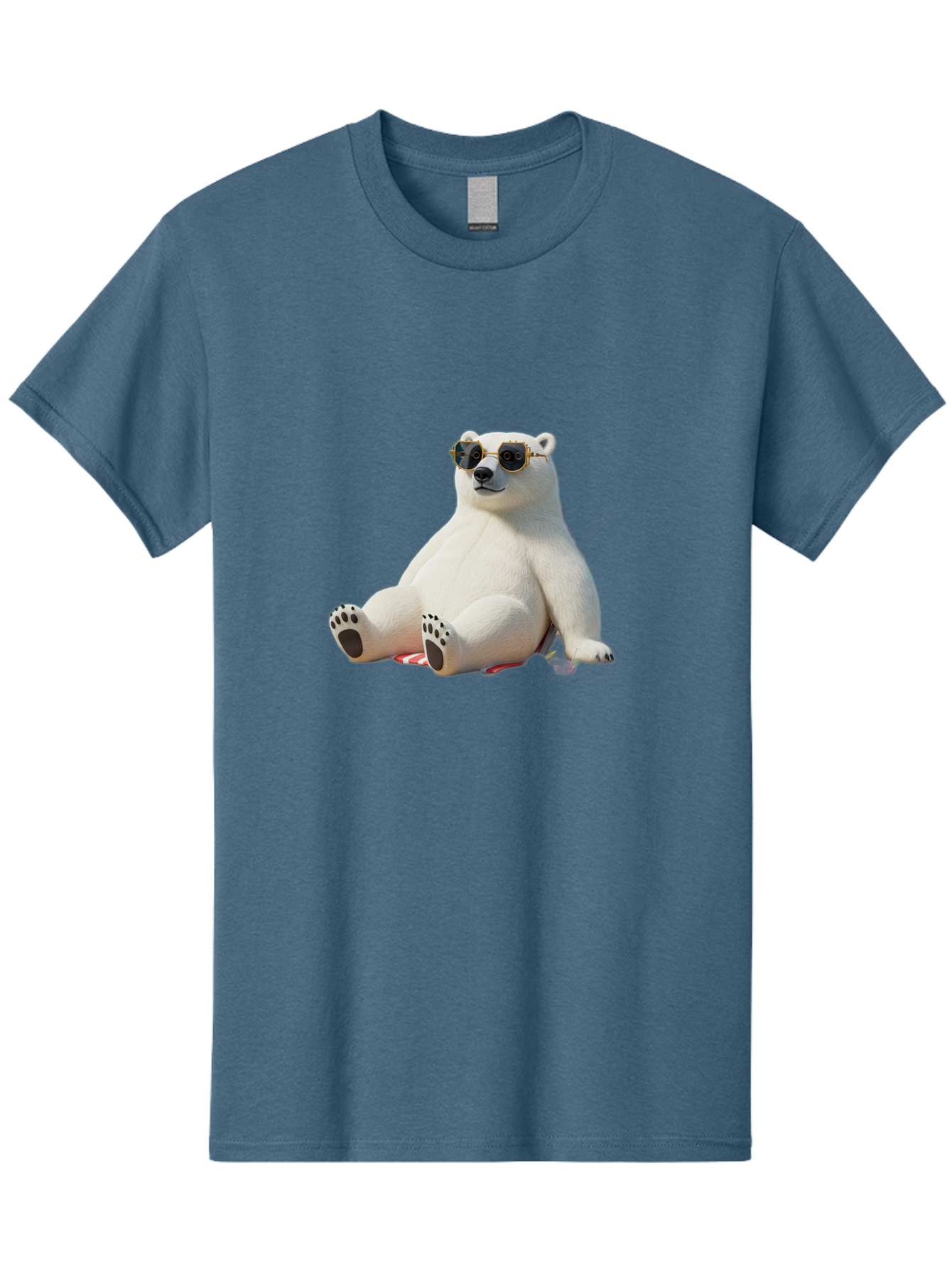 Polar-Bear-Sunglasses-5 Men'S Graphic Tee, 100% Cotton, Comfortable Casual Summer Wear, Machine Washable, Vintage Camera, Old Camera, Antique Camera, Black Camera, Classic Photography, Photography Equipment, Nostalgic Device, Film Camera, Baf417