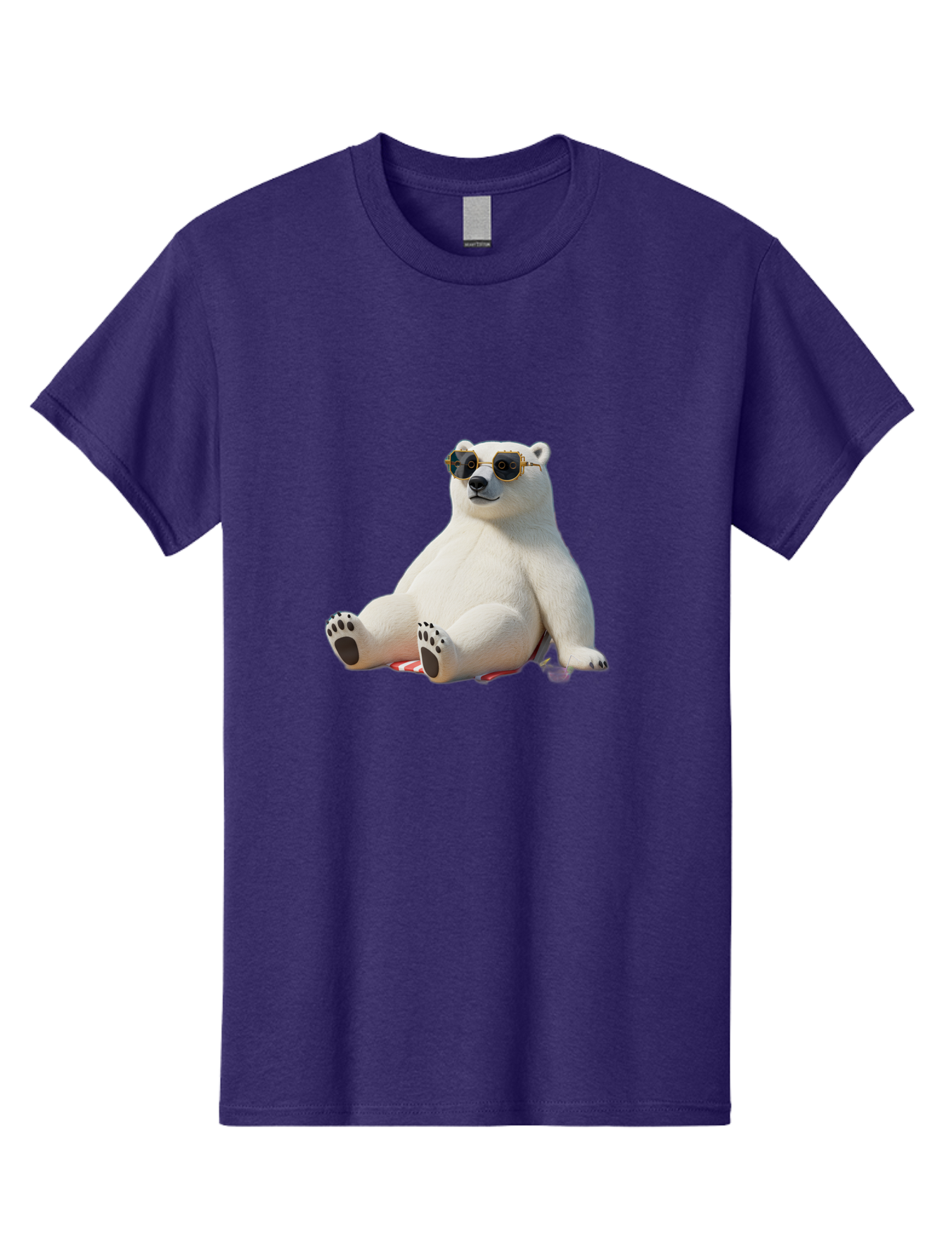 Polar-Bear-Sunglasses-5 Men'S Graphic Tee, 100% Cotton, Comfortable Casual Summer Wear, Machine Washable, Vintage Camera, Old Camera, Antique Camera, Black Camera, Classic Photography, Photography Equipment, Nostalgic Device, Film Camera, Baf417
