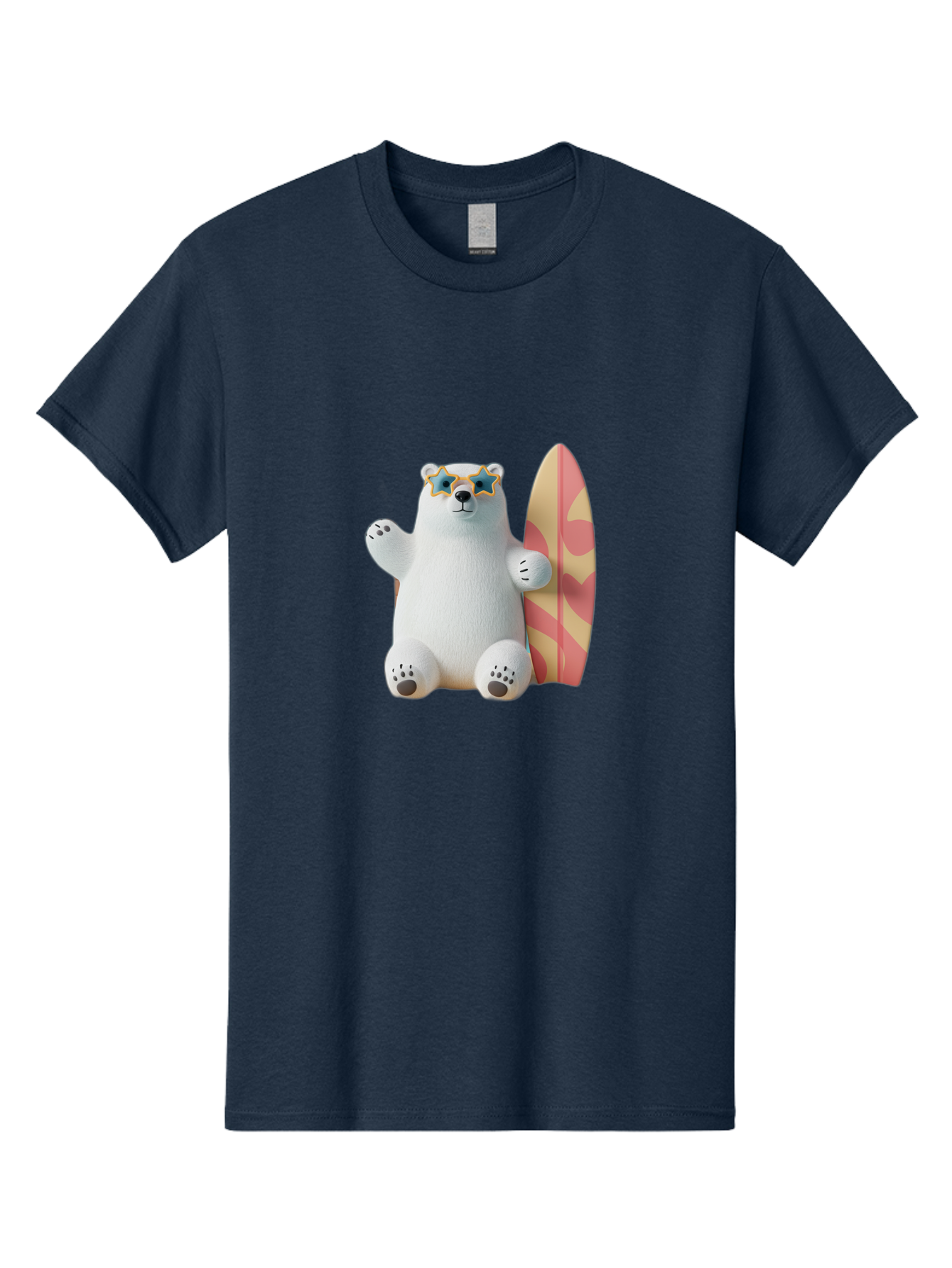 Polar-Bear-Surfboard Men'S Graphic Tee, 100% Cotton, Comfortable Casual Summer Wear, Machine Washable, Vintage Camera, Old Camera, Antique Camera, Black Camera, Classic Photography, Photography Equipment, Nostalgic Device, Film Camera, Baf419