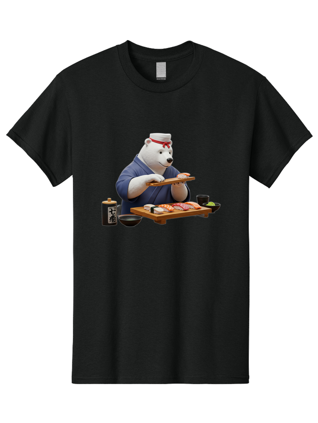 Polar-Bear-Sushi-Chef-1 Men'S Graphic Tee, 100% Cotton, Comfortable Casual Summer Wear, Machine Washable, Vintage Camera, Old Camera, Antique Camera, Black Camera, Classic Photography, Photography Equipment, Nostalgic Device, Film Camera, Baf420