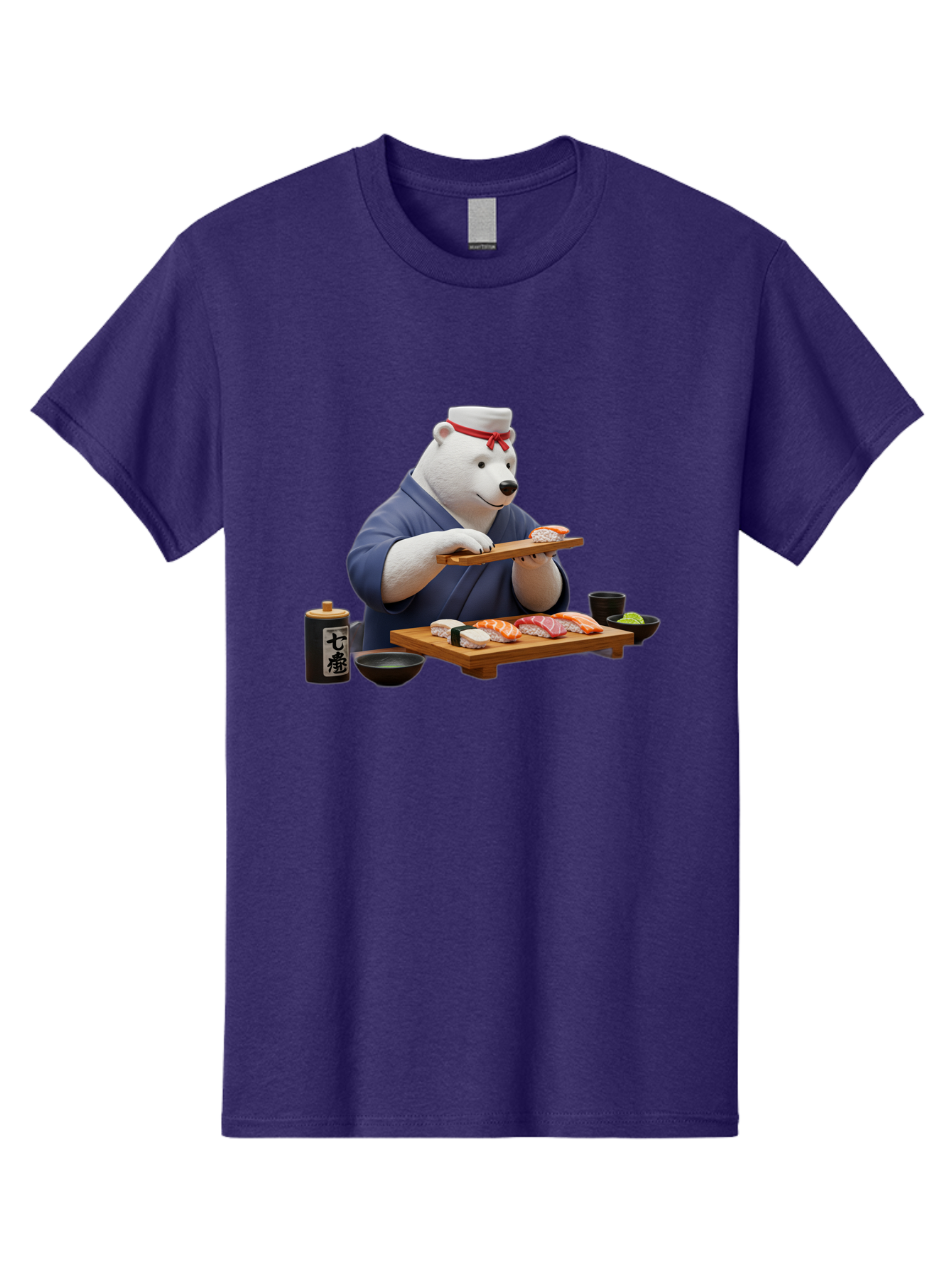 Polar-Bear-Sushi-Chef-1 Men'S Graphic Tee, 100% Cotton, Comfortable Casual Summer Wear, Machine Washable, Vintage Camera, Old Camera, Antique Camera, Black Camera, Classic Photography, Photography Equipment, Nostalgic Device, Film Camera, Baf420