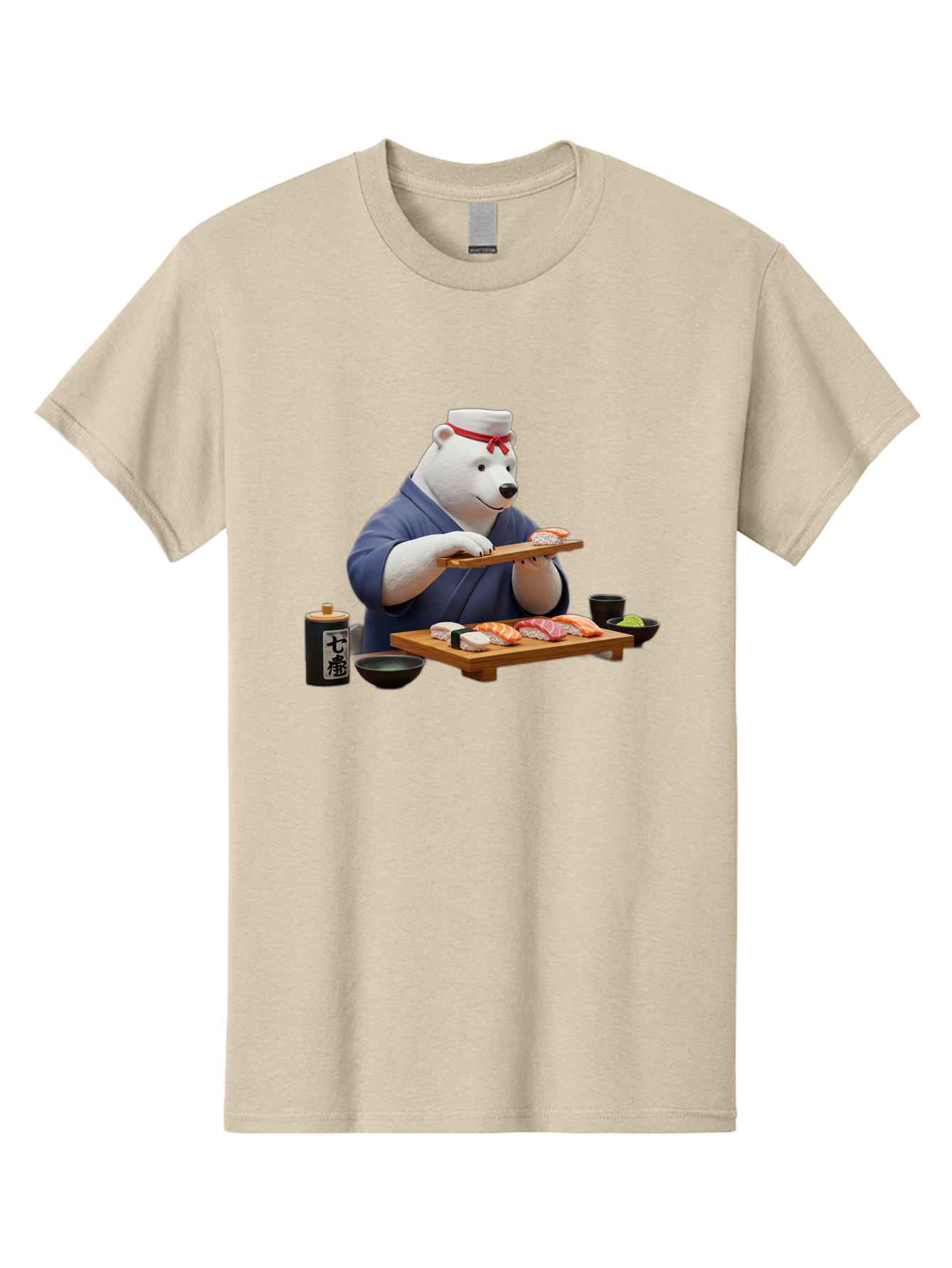 Polar-Bear-Sushi-Chef-1 Men'S Graphic Tee, 100% Cotton, Comfortable Casual Summer Wear, Machine Washable, Vintage Camera, Old Camera, Antique Camera, Black Camera, Classic Photography, Photography Equipment, Nostalgic Device, Film Camera, Baf420
