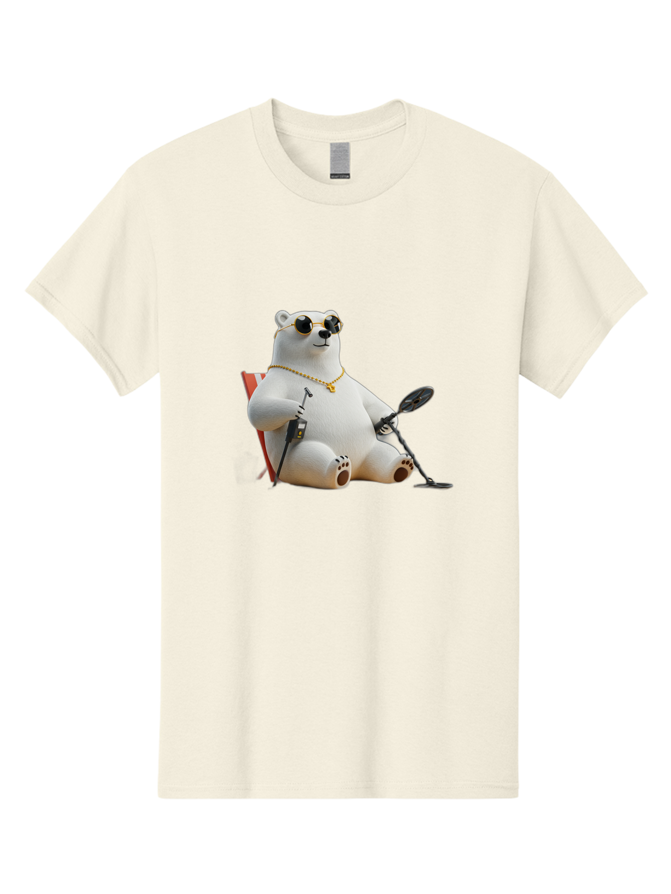 Polar-Bear-With-Sunglasses-And-Golf-Club Men'S Graphic Tee, 100% Cotton, Comfortable Casual Summer Wear, Machine Washable, Vintage Camera, Old Camera, Antique Camera, Black Camera, Classic Photography, Photography Equipment, Nostalgic Device, Baf430