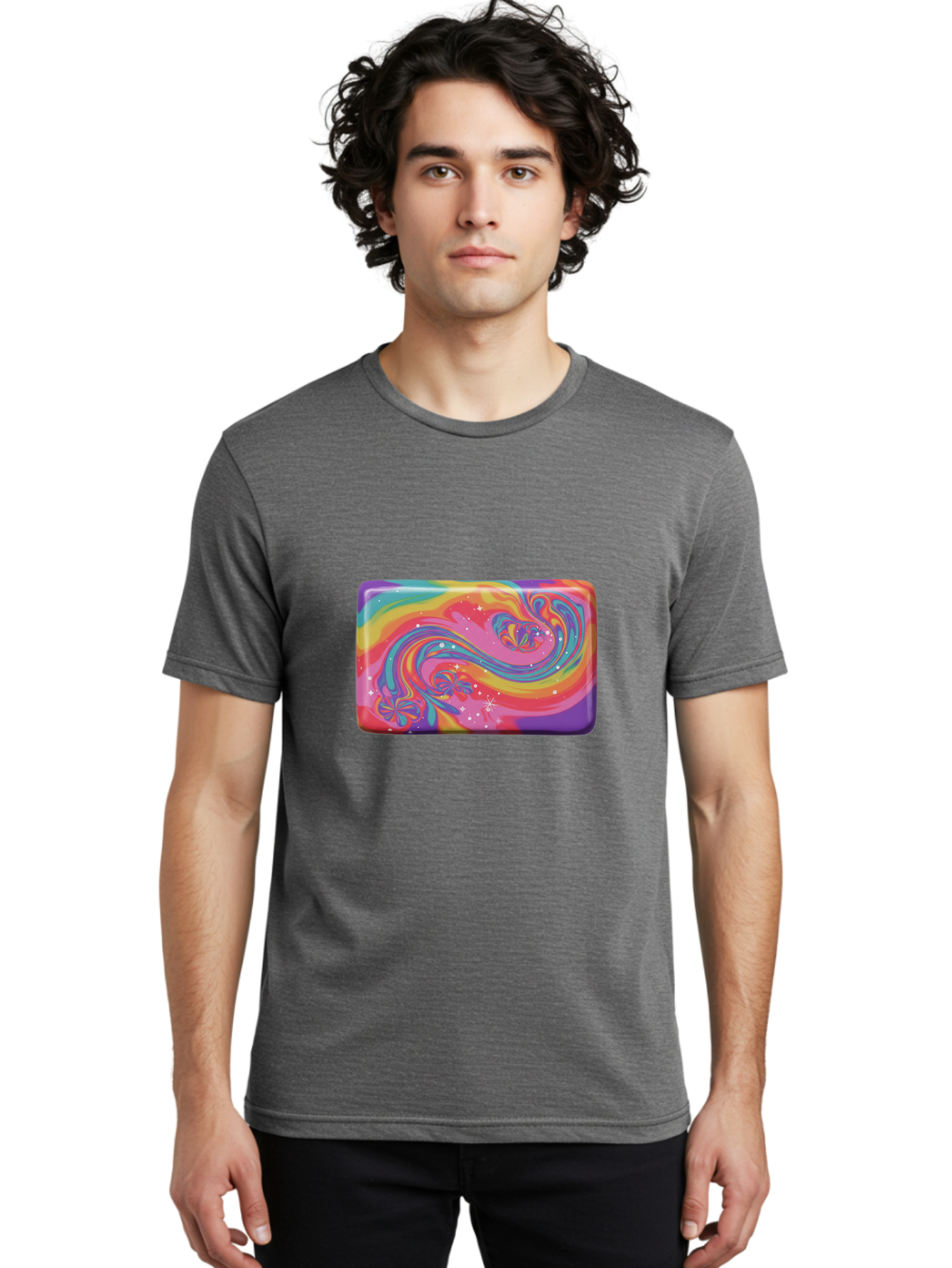 Psychedelic-Soap Men'S Graphic Tee, 100% Cotton, Comfortable Casual Summer Wear, Machine Washable, Vintage Camera, Old Camera, Antique Camera, Black Camera, Classic Photography, Photography Equipment, Nostalgic Device, Film Camera, Camera Art Baf437