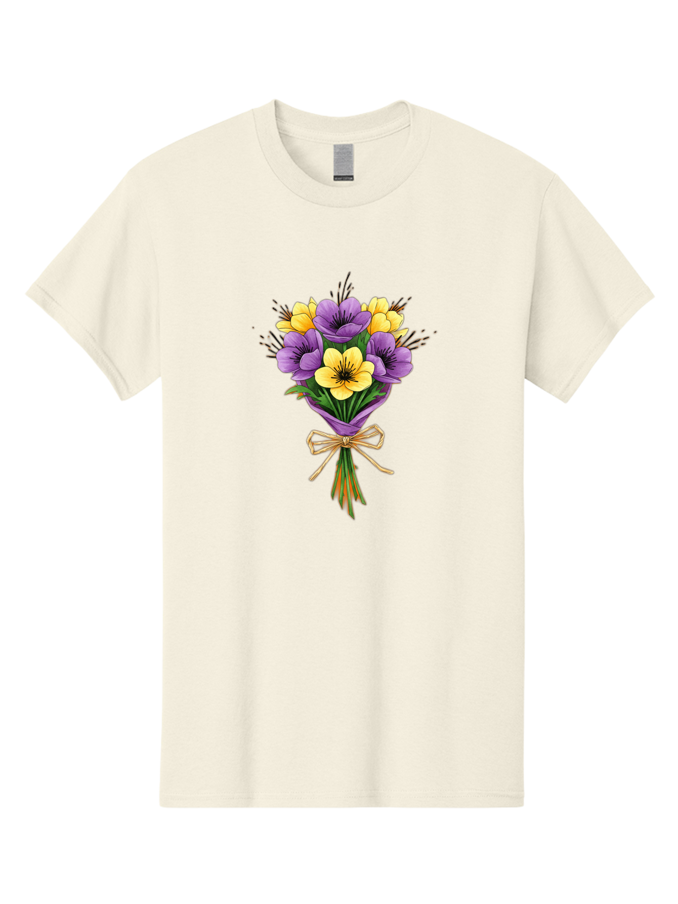 Purple-And-Yellow-Flowers Men'S Graphic Tee, 100% Cotton, Comfortable Casual Summer Wear, Machine Washable, Vintage Camera, Old Camera, Antique Camera, Black Camera, Classic Photography, Photography Equipment, Nostalgic Device, Film Camera, Baf444