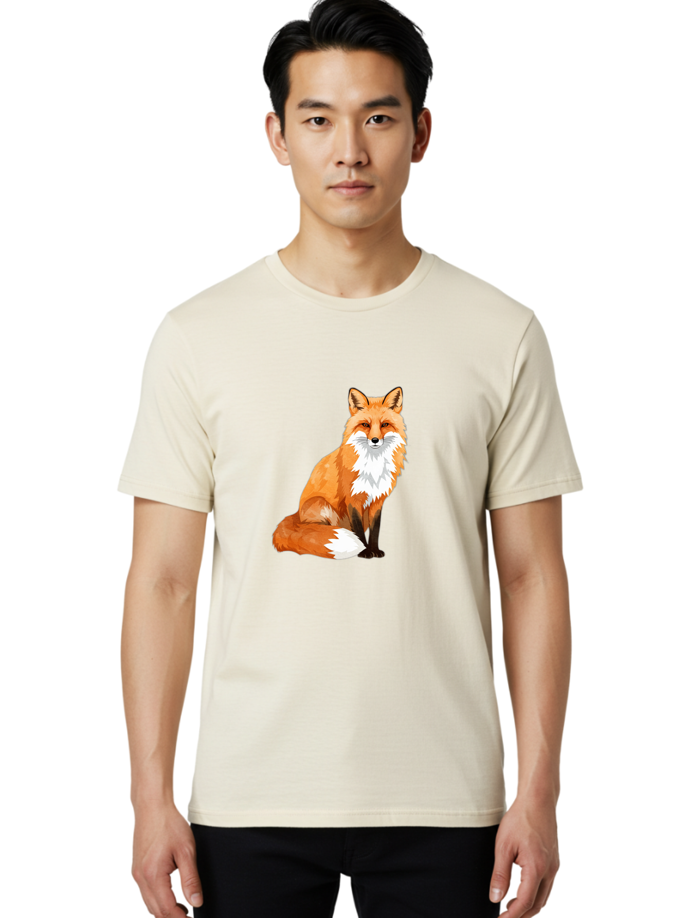 Red-Fox-1 Men'S Graphic Tee, 100% Cotton, Comfortable Casual Summer Wear, Machine Washable, Vintage Camera, Old Camera, Antique Camera, Black Camera, Classic Photography, Photography Equipment, Nostalgic Device, Film Camera, Camera Art Baf451