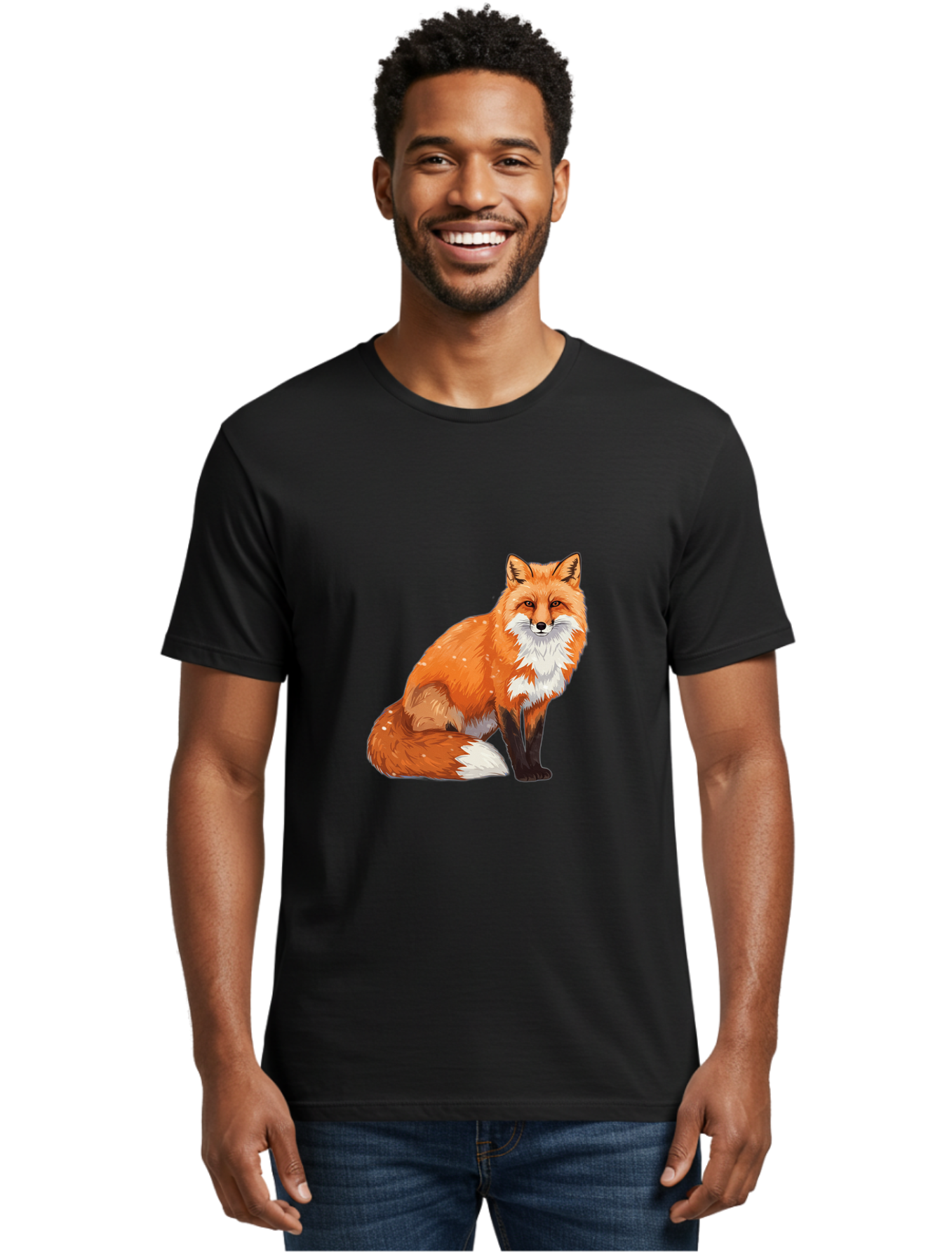 Red-Fox-3 Men'S Graphic Tee, 100% Cotton, Comfortable Casual Summer Wear, Machine Washable, Vintage Camera, Old Camera, Antique Camera, Black Camera, Classic Photography, Photography Equipment, Nostalgic Device, Film Camera, Camera Art Baf453