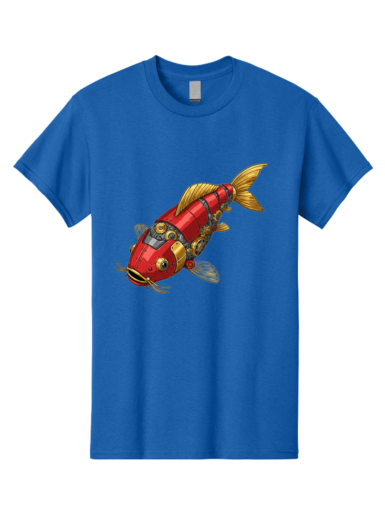 Red-Mechanical-Fish Men'S Graphic Tee, 100% Cotton, Comfortable Casual Summer Wear, Machine Washable, Vintage Camera, Old Camera, Antique Camera, Black Camera, Classic Photography, Photography Equipment, Nostalgic Device, Film Camera, Baf458