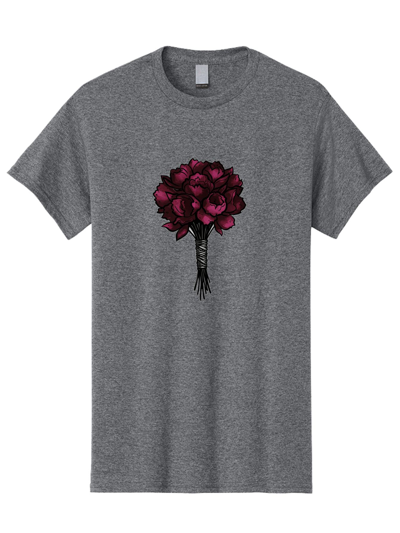 Red-Roses-Bouquet Men'S Graphic Tee, 100% Cotton, Comfortable Casual Summer Wear, Machine Washable, Vintage Camera, Old Camera, Antique Camera, Black Camera, Classic Photography, Photography Equipment, Nostalgic Device, Film Camera, Camera Art Baf460