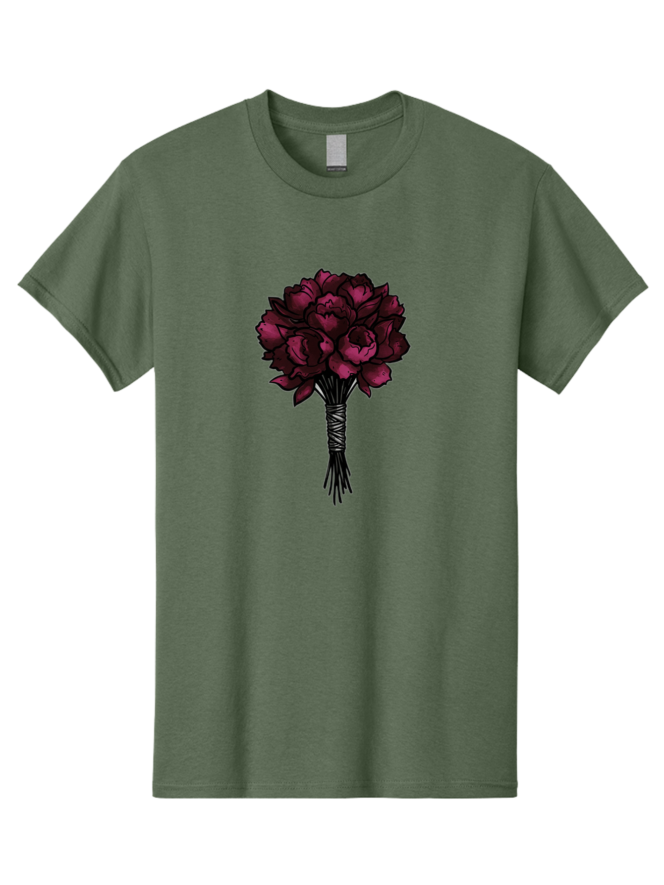 Red-Roses-Bouquet Men'S Graphic Tee, 100% Cotton, Comfortable Casual Summer Wear, Machine Washable, Vintage Camera, Old Camera, Antique Camera, Black Camera, Classic Photography, Photography Equipment, Nostalgic Device, Film Camera, Camera Art Baf460