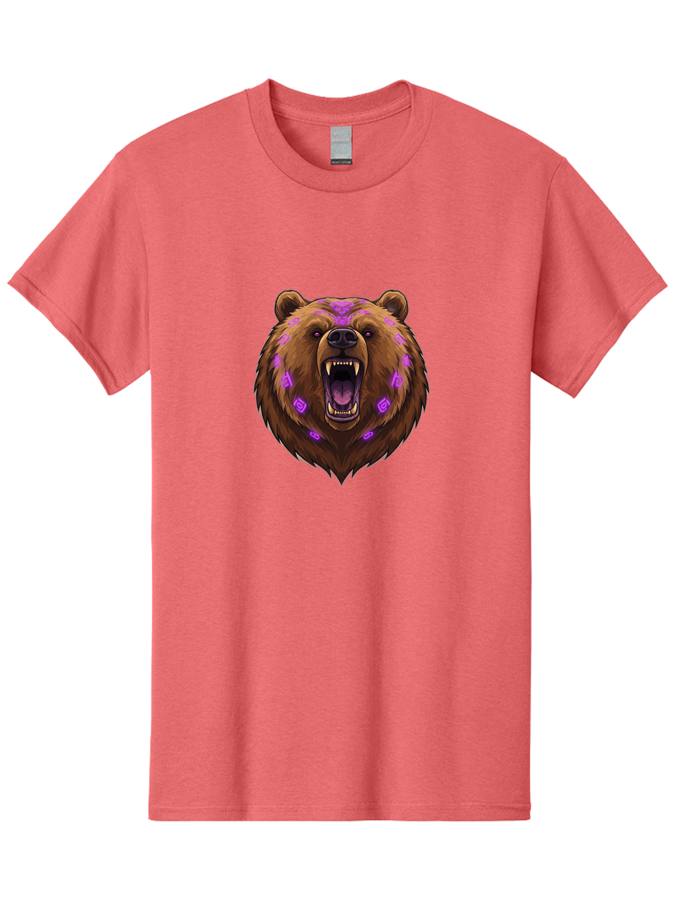 Roaring-Bear-Head Men'S Graphic Tee, 100% Cotton, Comfortable Casual Summer Wear, Machine Washable, Vintage Camera, Old Camera, Antique Camera, Black Camera, Classic Photography, Photography Equipment, Nostalgic Device, Film Camera, Camera Art Baf462