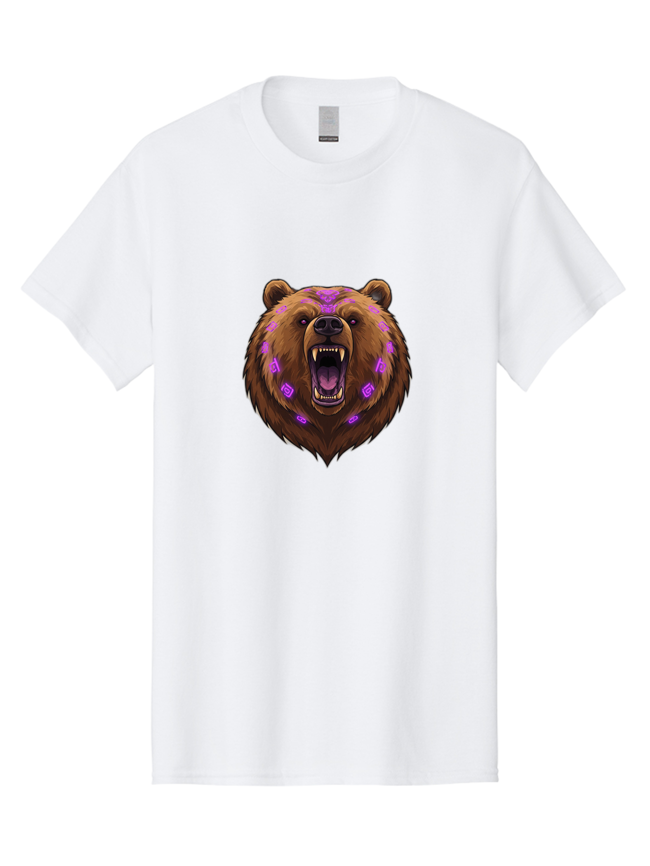 Roaring-Bear-Head Men'S Graphic Tee, 100% Cotton, Comfortable Casual Summer Wear, Machine Washable, Vintage Camera, Old Camera, Antique Camera, Black Camera, Classic Photography, Photography Equipment, Nostalgic Device, Film Camera, Camera Art Baf462