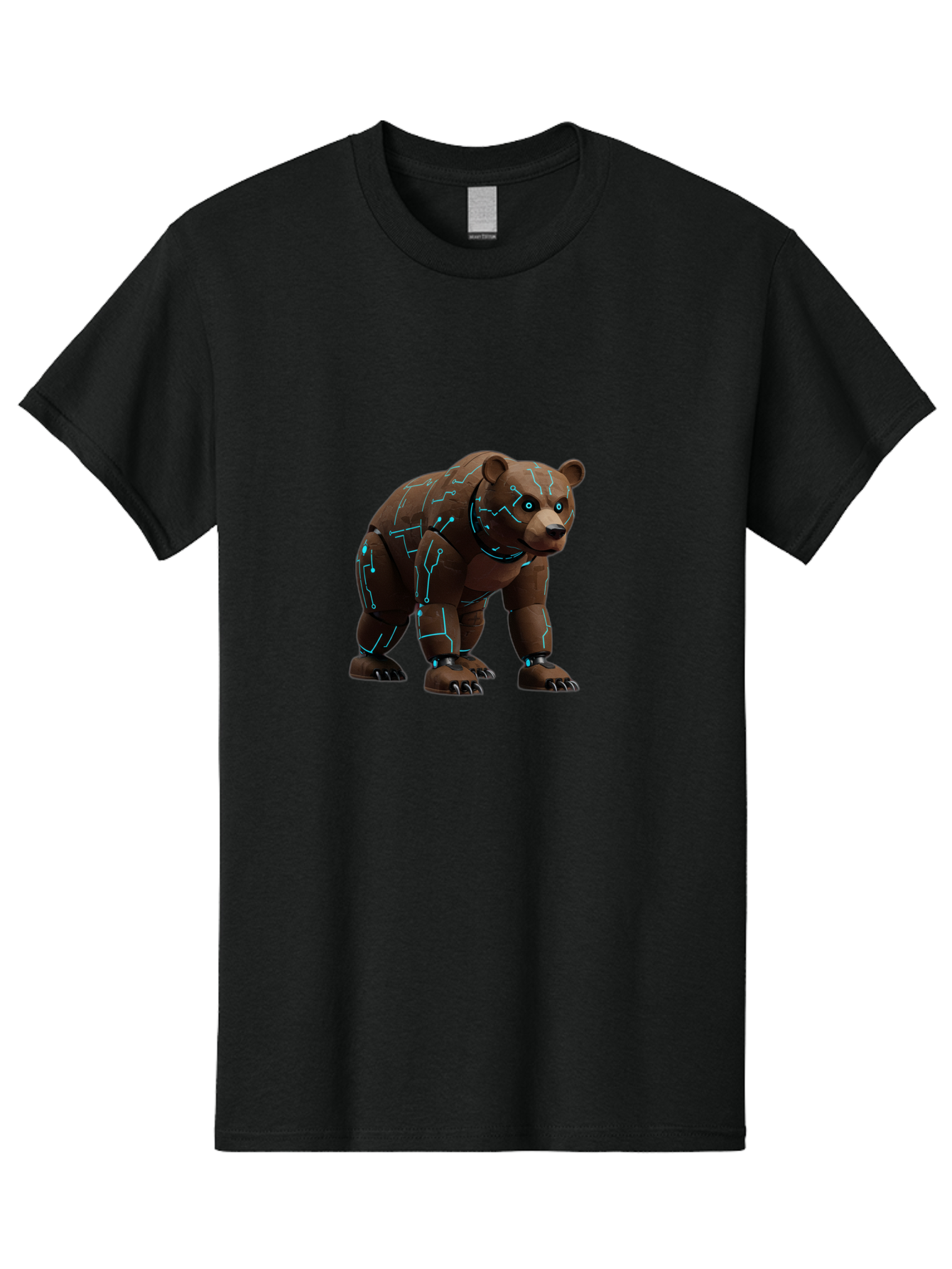 Robo-Bear Men'S Graphic Tee, 100% Cotton, Comfortable Casual Summer Wear, Machine Washable, Vintage Camera, Old Camera, Antique Camera, Black Camera, Classic Photography, Photography Equipment, Nostalgic Device, Film Camera, Camera Art Baf463