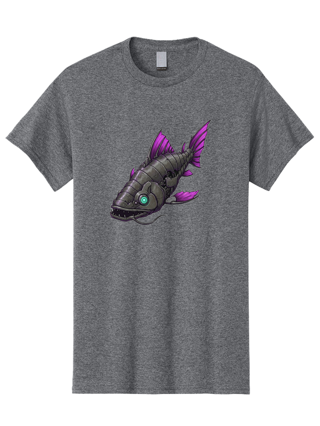 Robotic-Fish Men'S Graphic Tee, 100% Cotton, Comfortable Casual Summer Wear, Machine Washable, Vintage Camera, Old Camera, Antique Camera, Black Camera, Classic Photography, Photography Equipment, Nostalgic Device, Film Camera, Camera Art Baf482