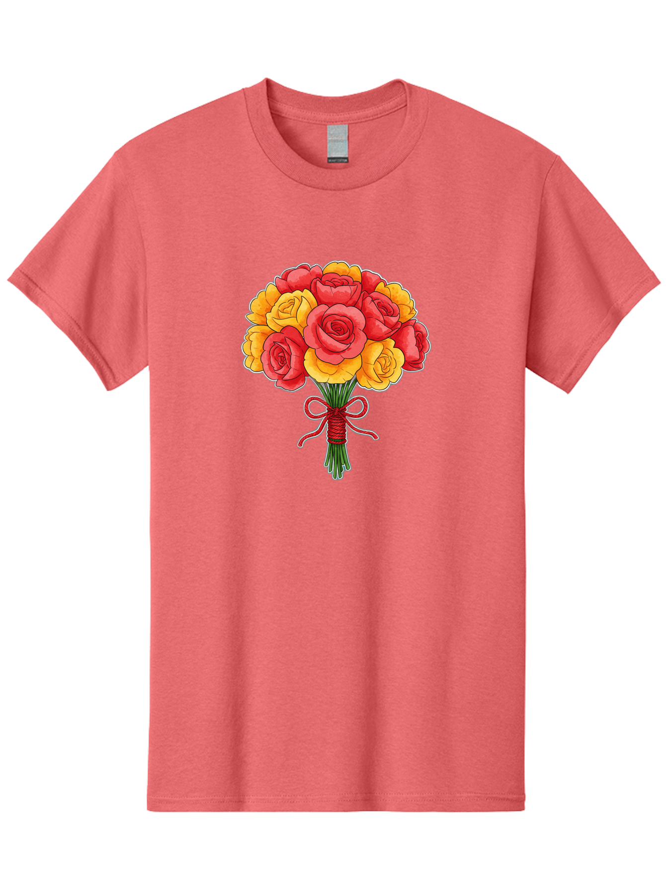 Rose-Bouquet-1 Men'S Graphic Tee, 100% Cotton, Comfortable Casual Summer Wear, Machine Washable, Vintage Camera, Old Camera, Antique Camera, Black Camera, Classic Photography, Photography Equipment, Nostalgic Device, Film Camera, Camera Art Baf487