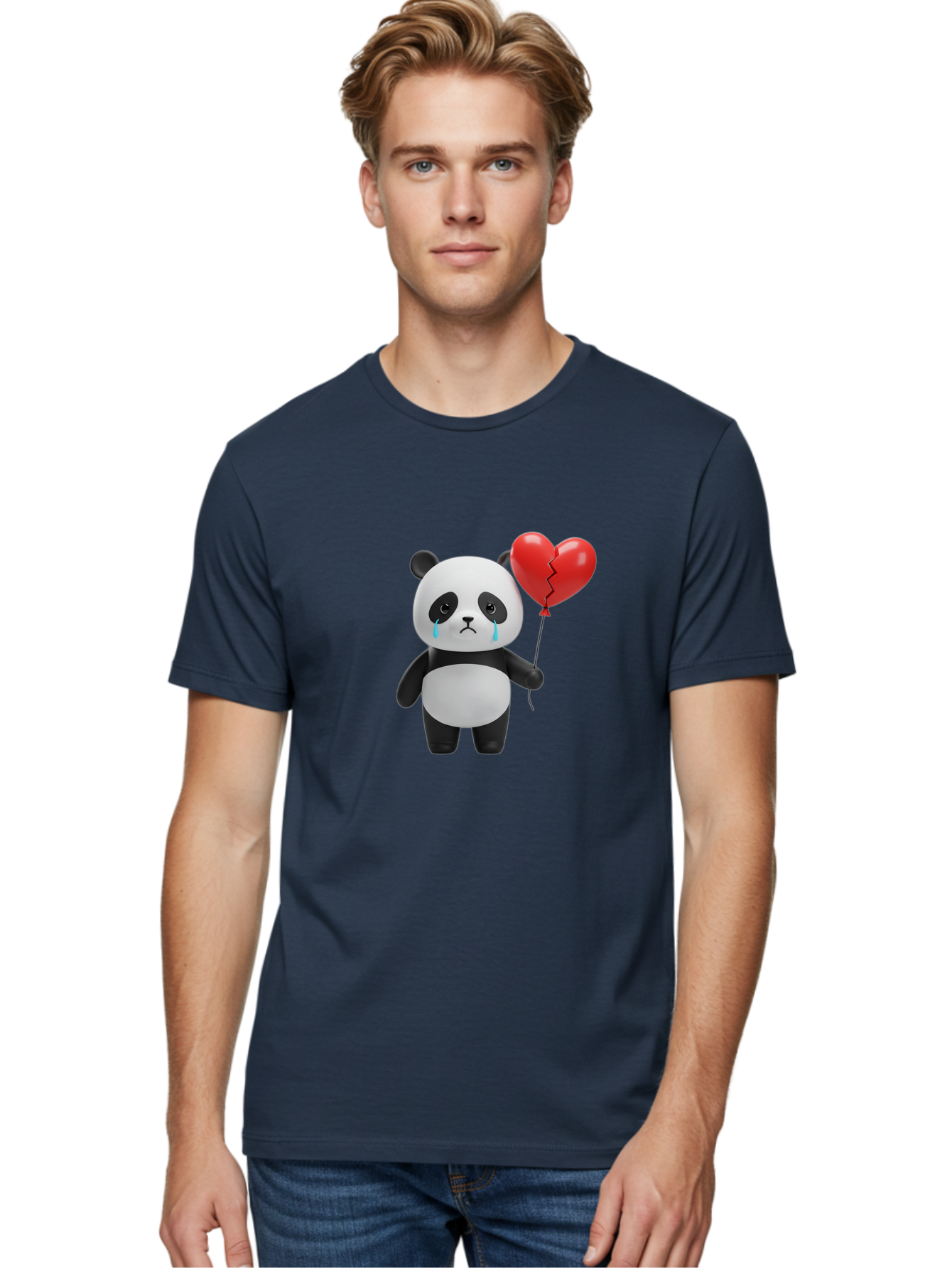 Sad-Panda-1 Men'S Graphic Tee, 100% Cotton, Comfortable Casual Summer Wear, Machine Washable, Vintage Camera, Old Camera, Antique Camera, Black Camera, Classic Photography, Photography Equipment, Nostalgic Device, Film Camera, Camera Art Baf496