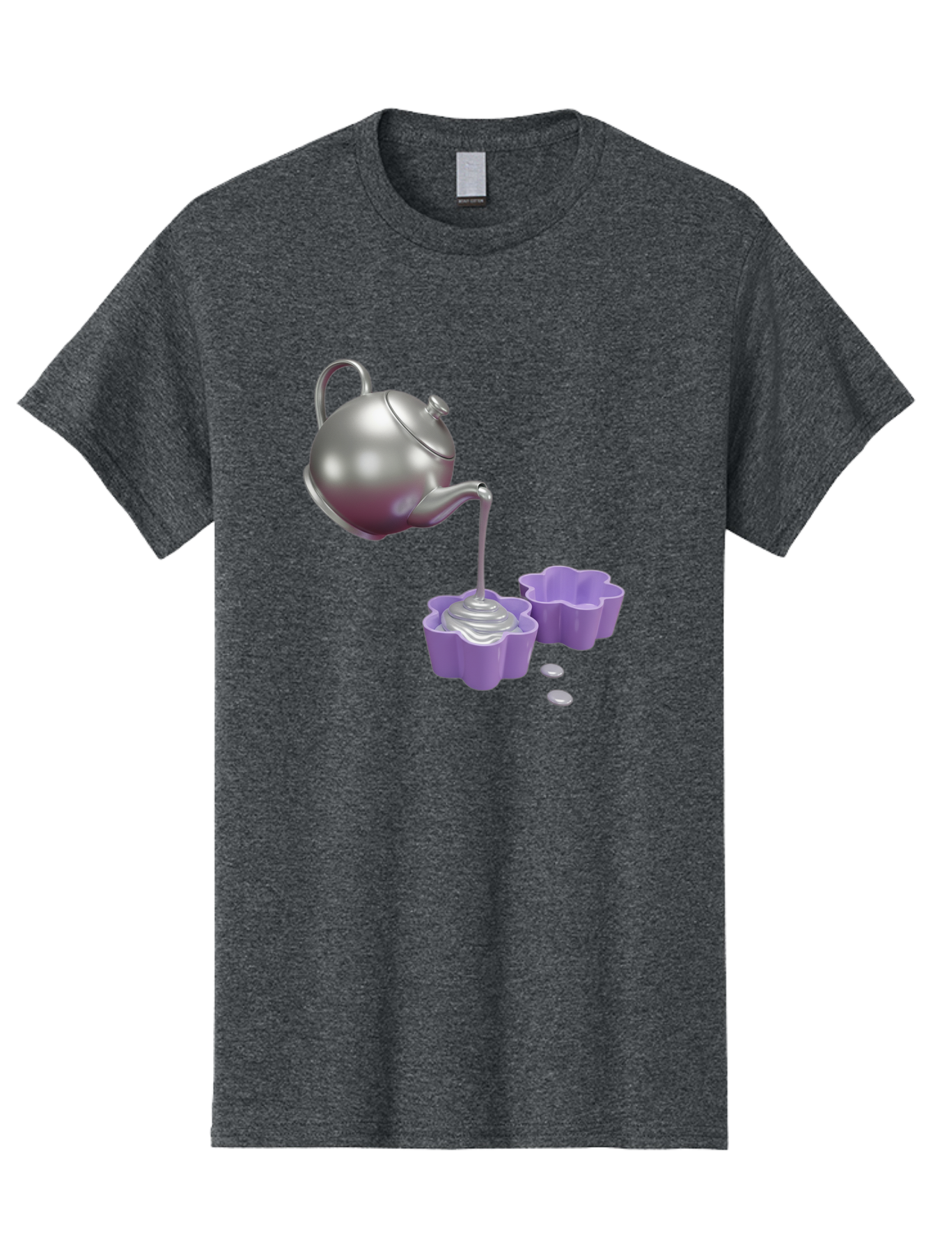 Silver-Teapot-Pouring Men'S Graphic Tee, 100% Cotton, Comfortable Casual Summer Wear, Machine Washable, Vintage Camera, Old Camera, Antique Camera, Black Camera, Classic Photography, Photography Equipment, Nostalgic Device, Film Camera, Baf506