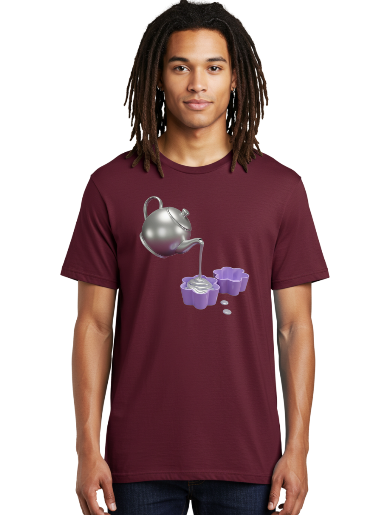 Silver-Teapot-Pouring Men'S Graphic Tee, 100% Cotton, Comfortable Casual Summer Wear, Machine Washable, Vintage Camera, Old Camera, Antique Camera, Black Camera, Classic Photography, Photography Equipment, Nostalgic Device, Film Camera, Baf506