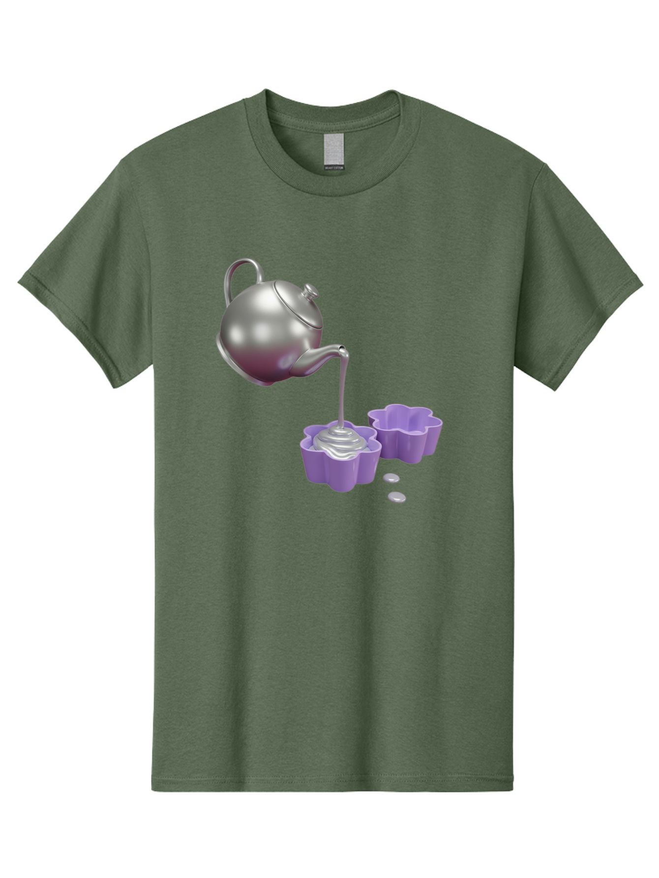 Silver-Teapot-Pouring Men'S Graphic Tee, 100% Cotton, Comfortable Casual Summer Wear, Machine Washable, Vintage Camera, Old Camera, Antique Camera, Black Camera, Classic Photography, Photography Equipment, Nostalgic Device, Film Camera, Baf506