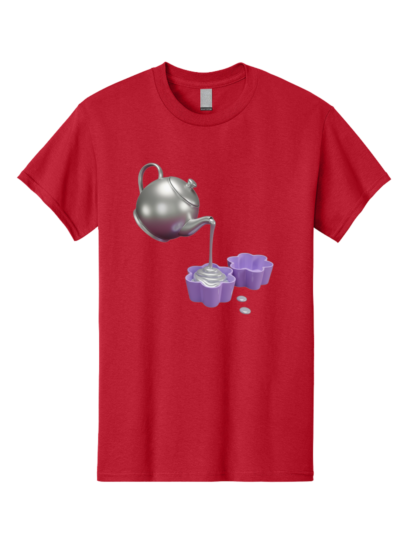 Silver-Teapot-Pouring Men'S Graphic Tee, 100% Cotton, Comfortable Casual Summer Wear, Machine Washable, Vintage Camera, Old Camera, Antique Camera, Black Camera, Classic Photography, Photography Equipment, Nostalgic Device, Film Camera, Baf506