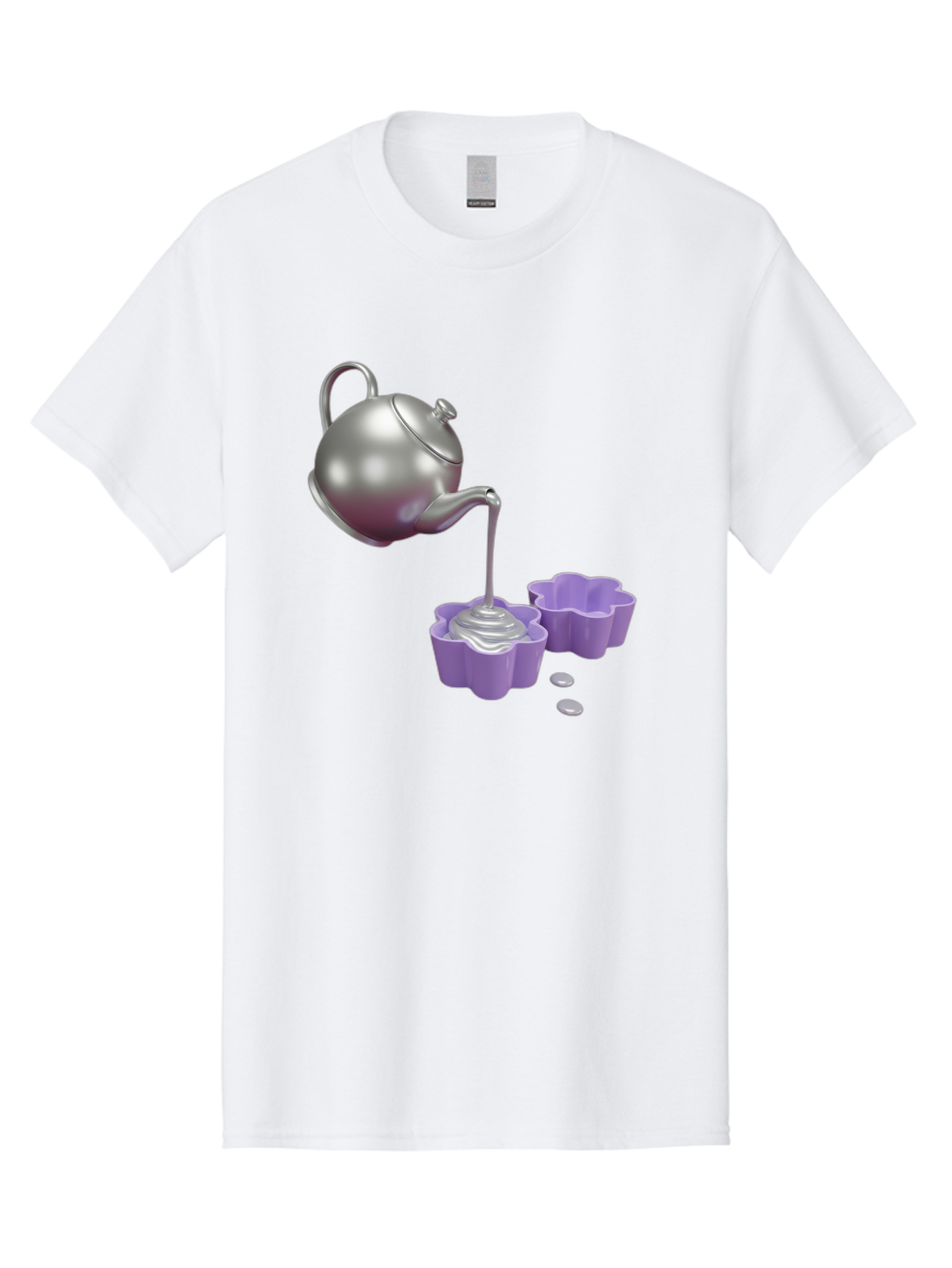 Silver-Teapot-Pouring Men'S Graphic Tee, 100% Cotton, Comfortable Casual Summer Wear, Machine Washable, Vintage Camera, Old Camera, Antique Camera, Black Camera, Classic Photography, Photography Equipment, Nostalgic Device, Film Camera, Baf506