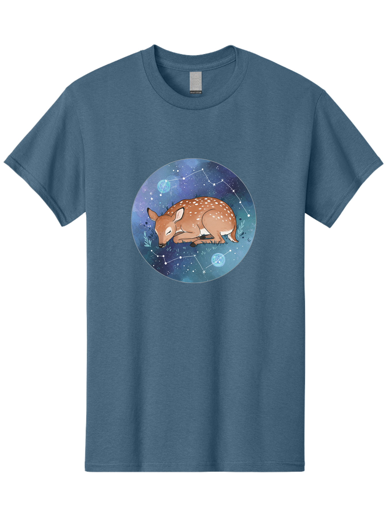 Sleeping-Fawn-1 Men'S Graphic Tee, 100% Cotton, Comfortable Casual Summer Wear, Machine Washable, Vintage Camera, Old Camera, Antique Camera, Black Camera, Classic Photography, Photography Equipment, Nostalgic Device, Film Camera, Camera Art Baf511