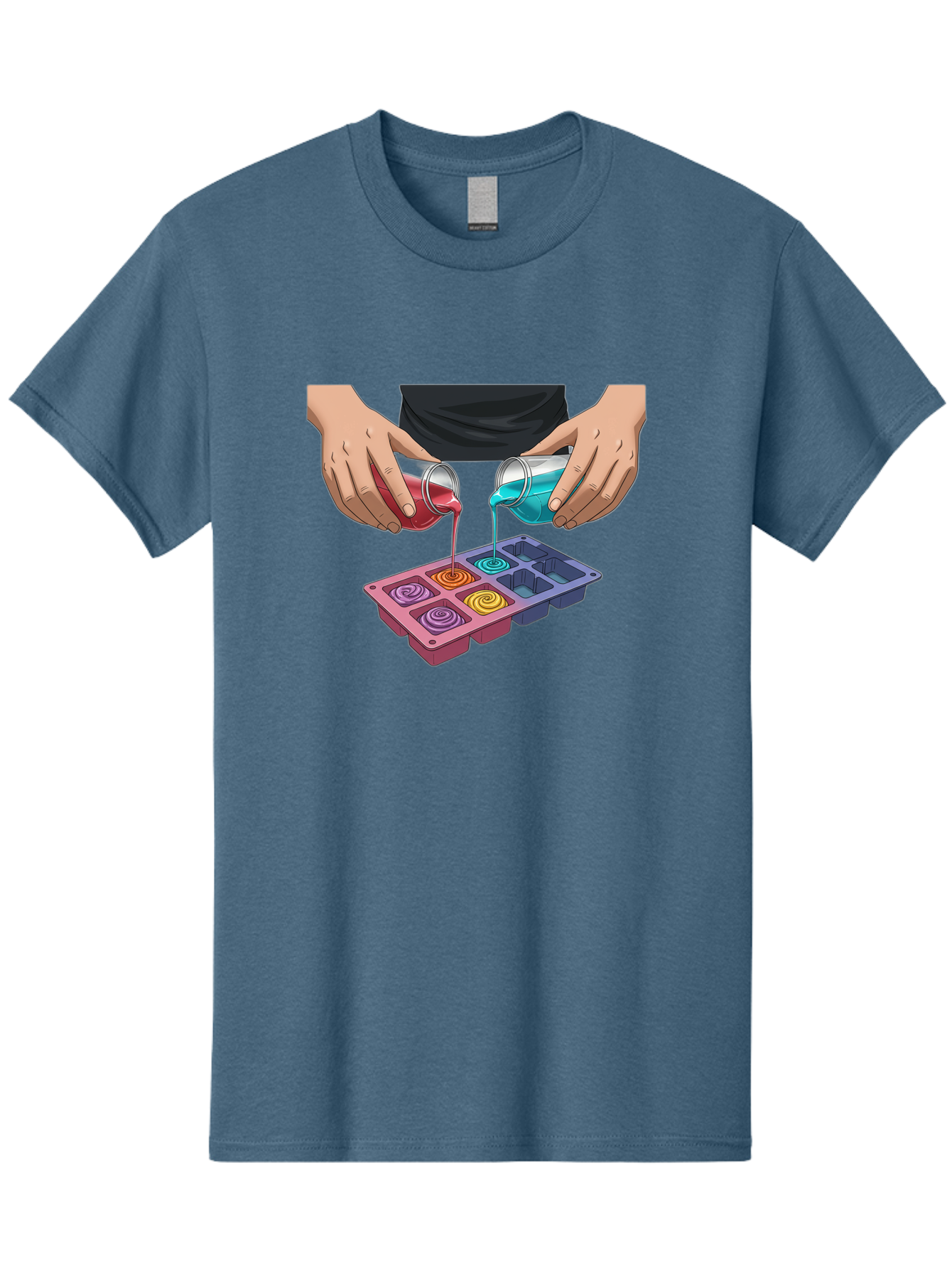 Soap-Making-1 Men'S Graphic Tee, 100% Cotton, Comfortable Casual Summer Wear, Machine Washable, Vintage Camera, Old Camera, Antique Camera, Black Camera, Classic Photography, Photography Equipment, Nostalgic Device, Film Camera, Camera Art Baf530