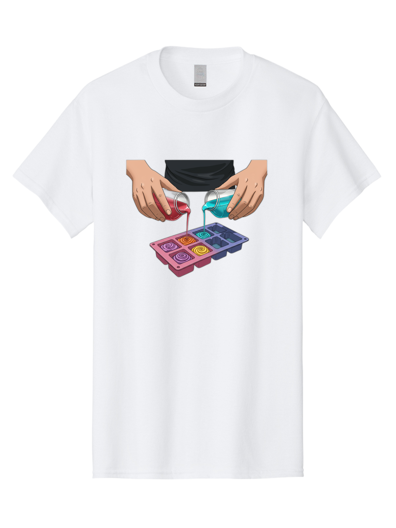 Soap-Making-1 Men'S Graphic Tee, 100% Cotton, Comfortable Casual Summer Wear, Machine Washable, Vintage Camera, Old Camera, Antique Camera, Black Camera, Classic Photography, Photography Equipment, Nostalgic Device, Film Camera, Camera Art Baf530